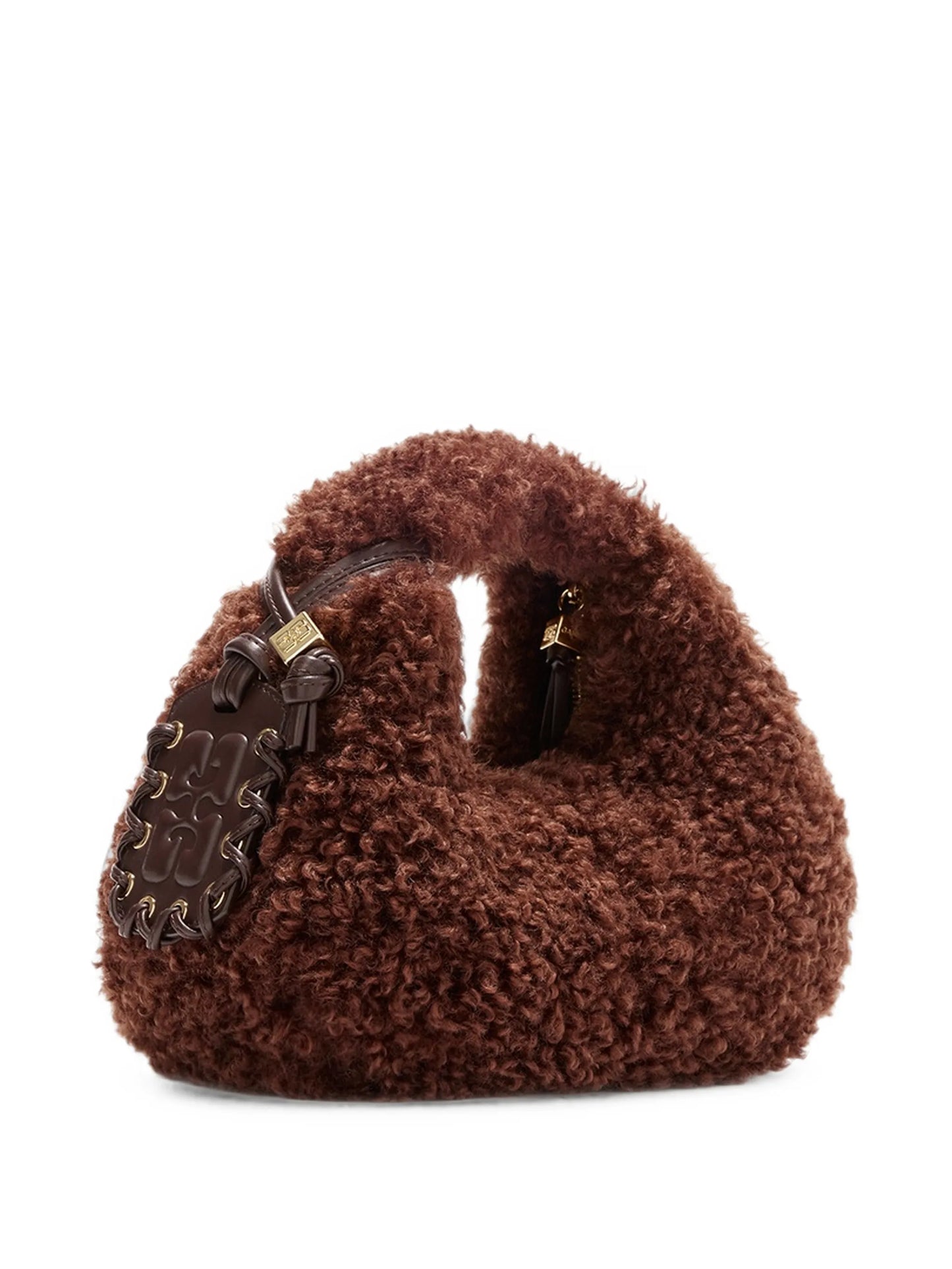 mini bag in alternative curl fur