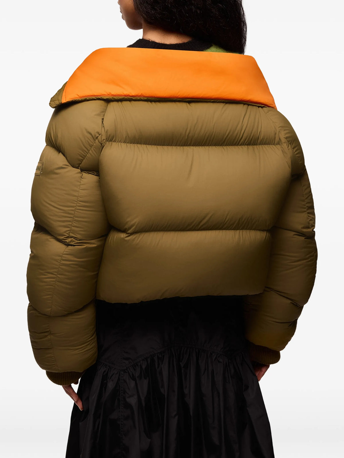 quilted asymmetric-zip jacket