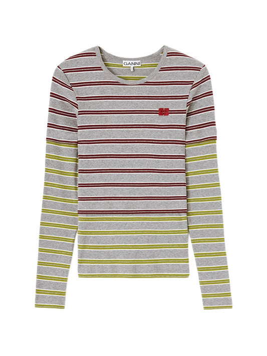 long-sleeve top in Double Stripe