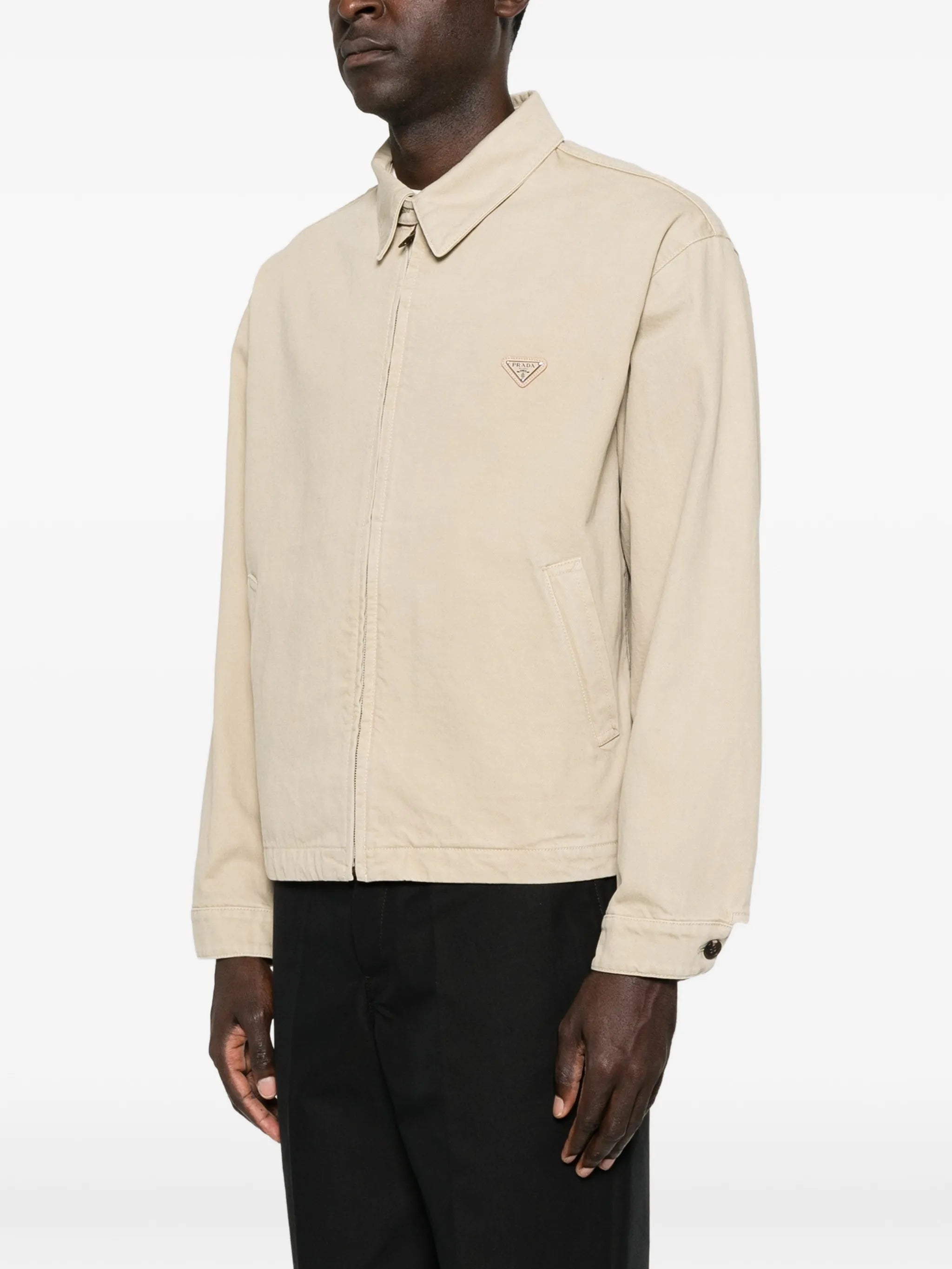 logo-plaque jacket