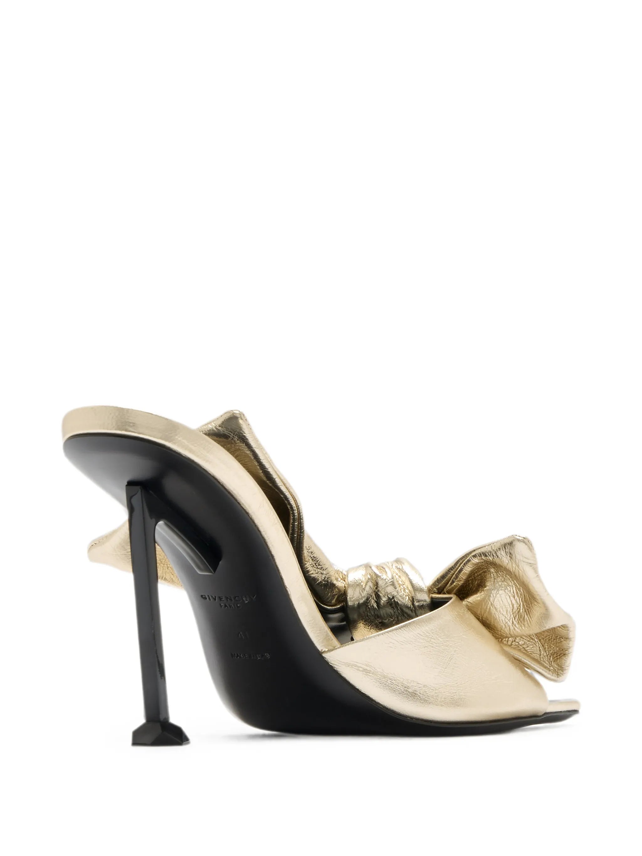 Boudoir bow-detail sandals