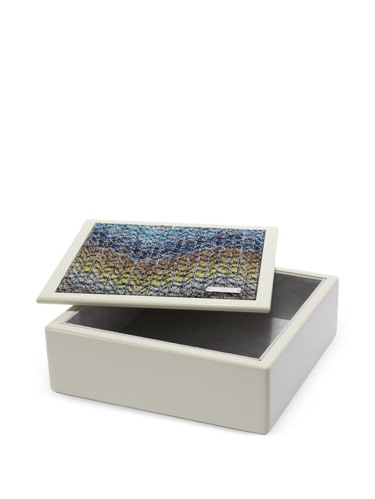 Salina zigzag-knit box