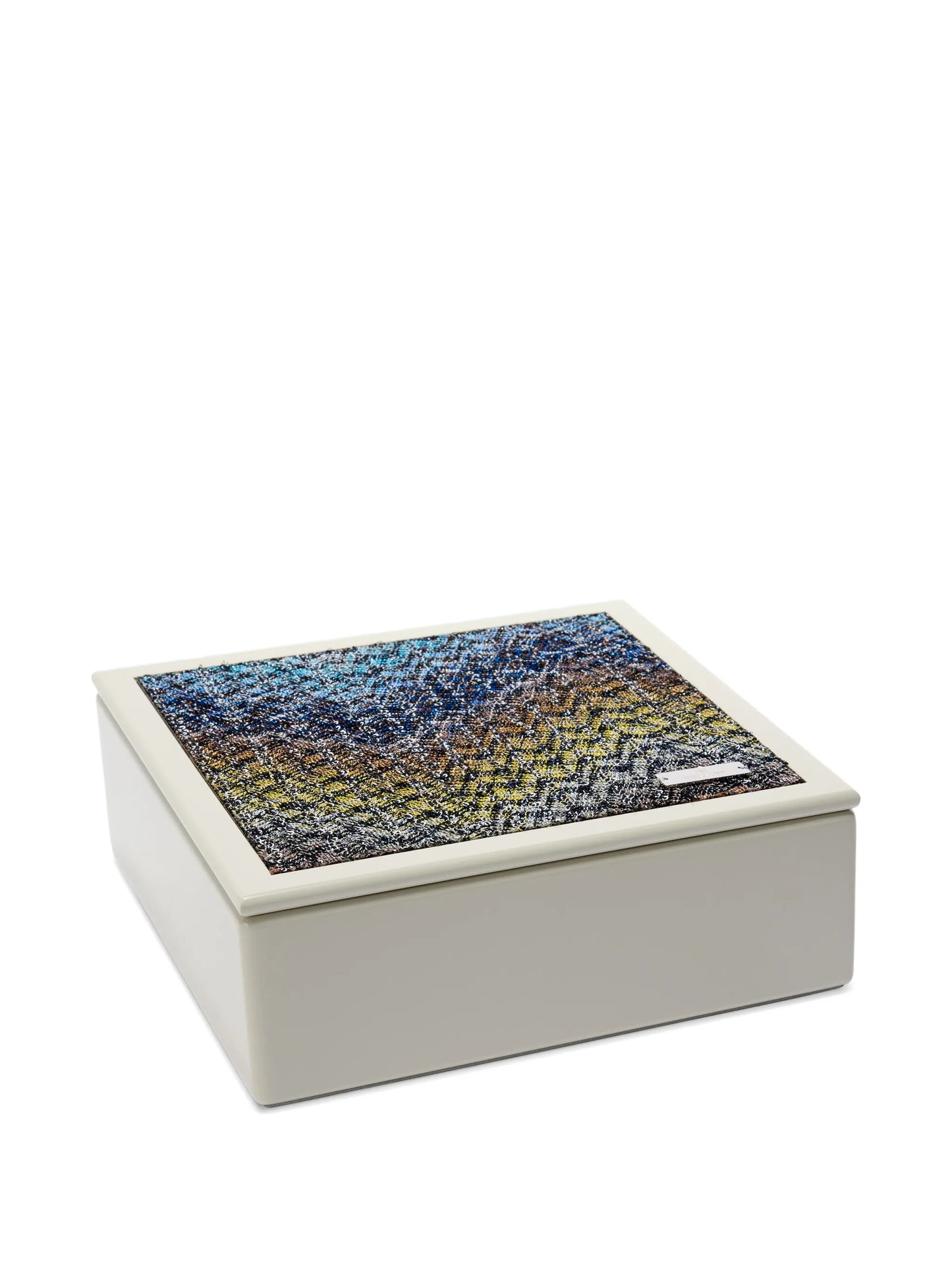 Salina zigzag-knit box