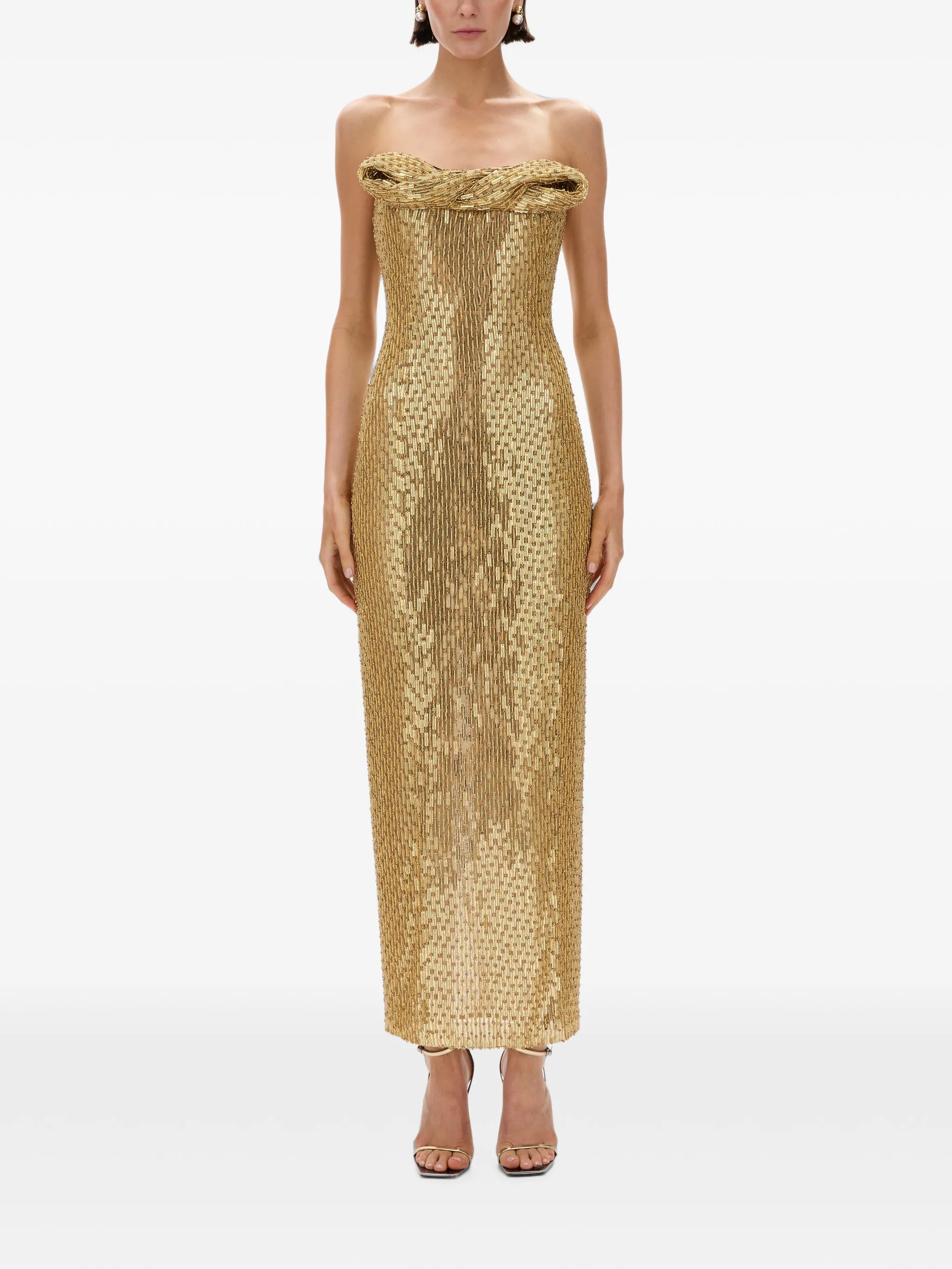 Rosalie sequin-embellished maxi dress