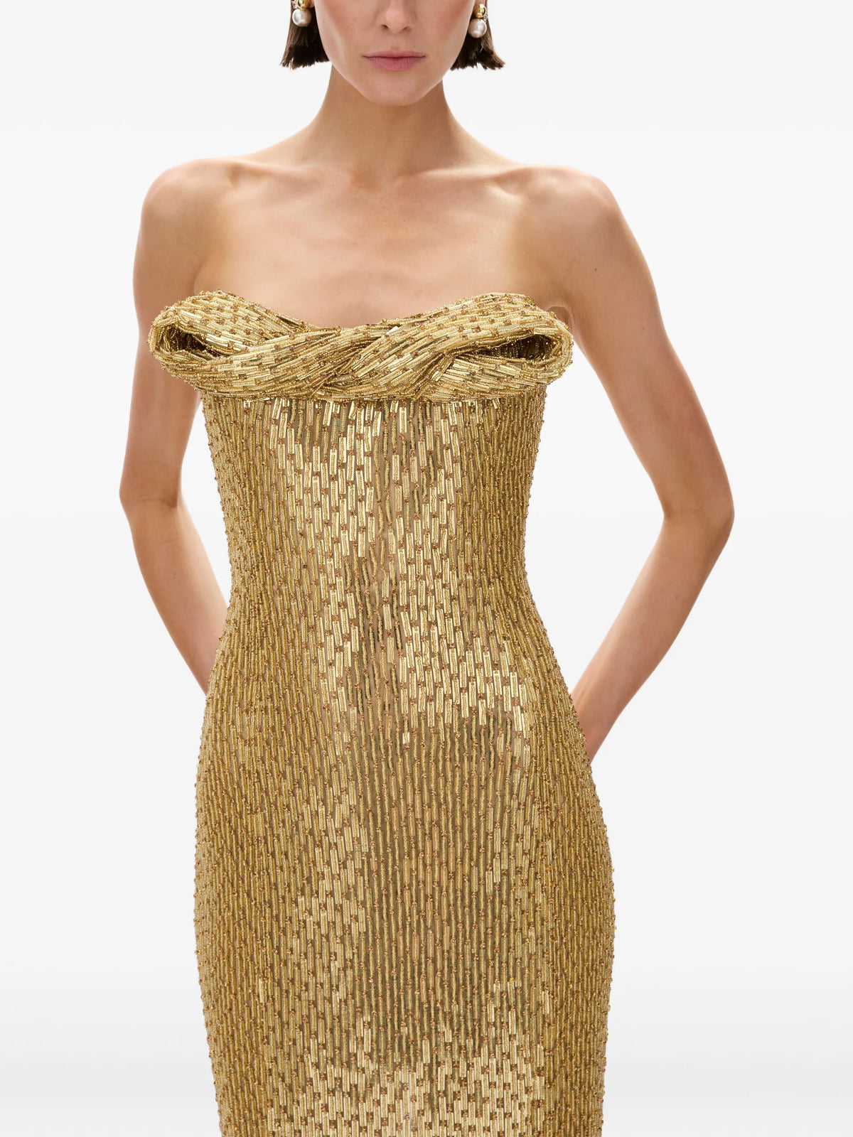 Rosalie sequin-embellished maxi dress