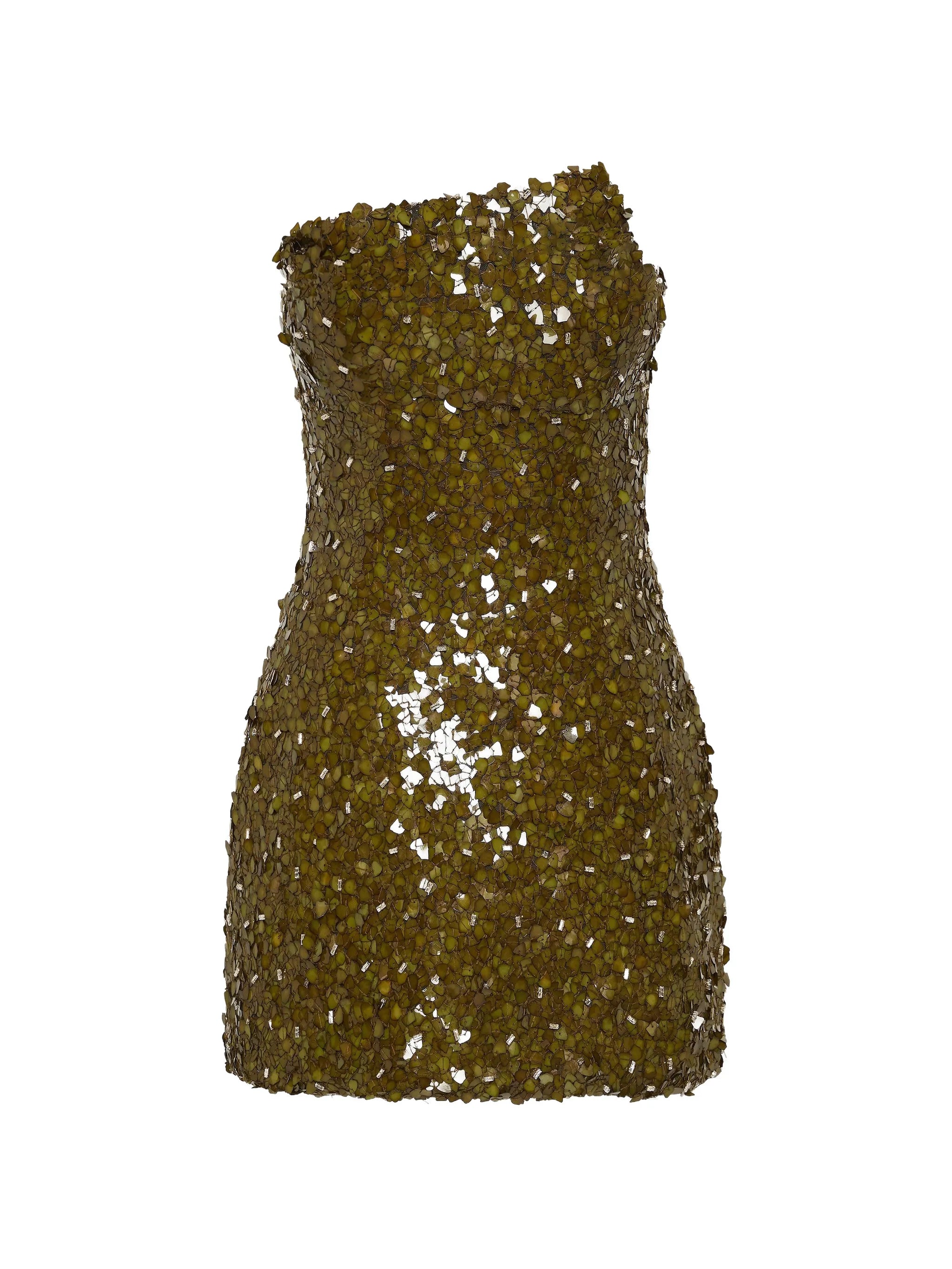 Karter strapless sequin-embellished mini dress