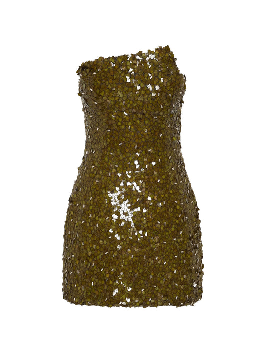 Karter strapless sequin-embellished mini dress