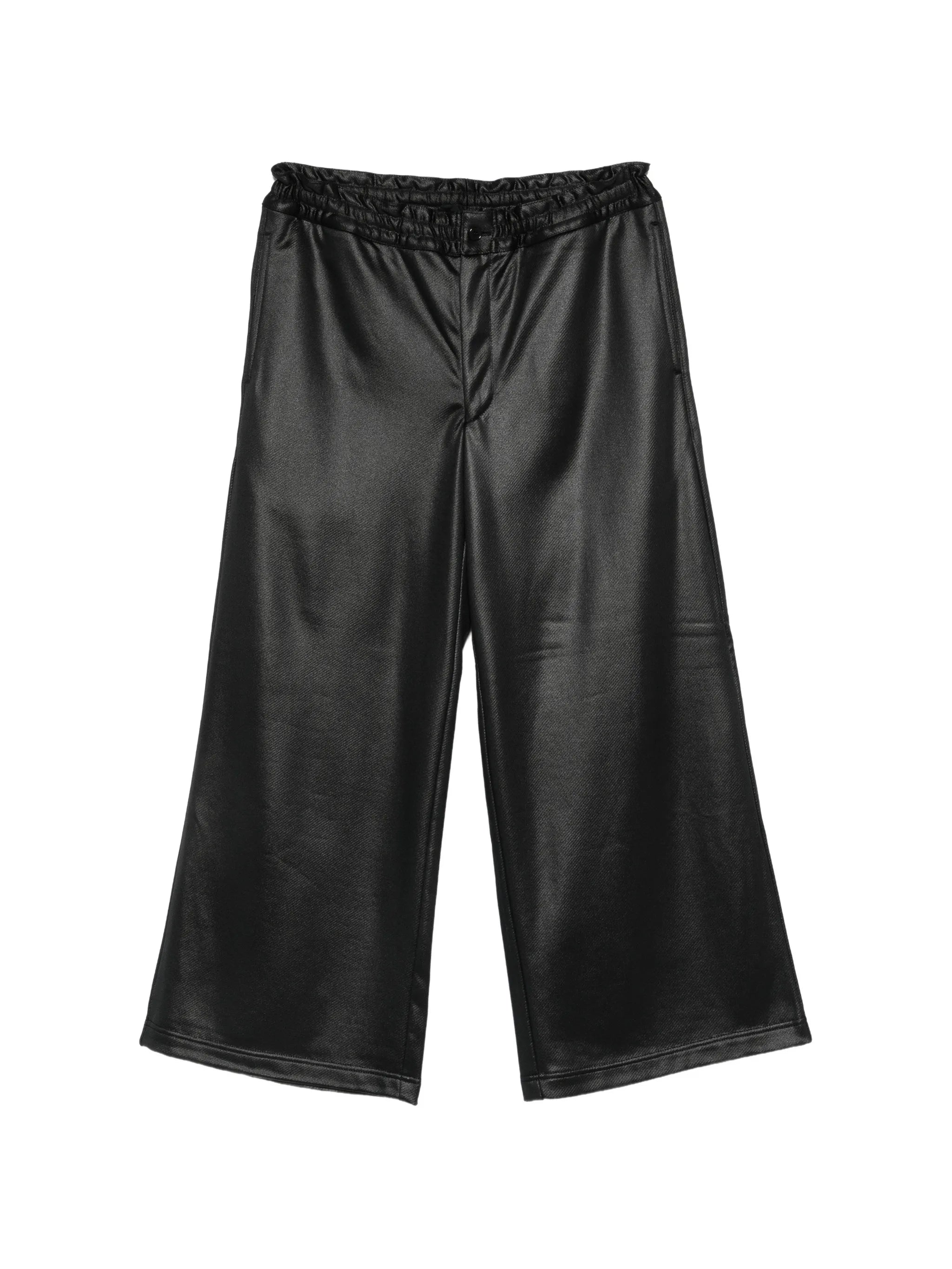 scoop-neck trousers