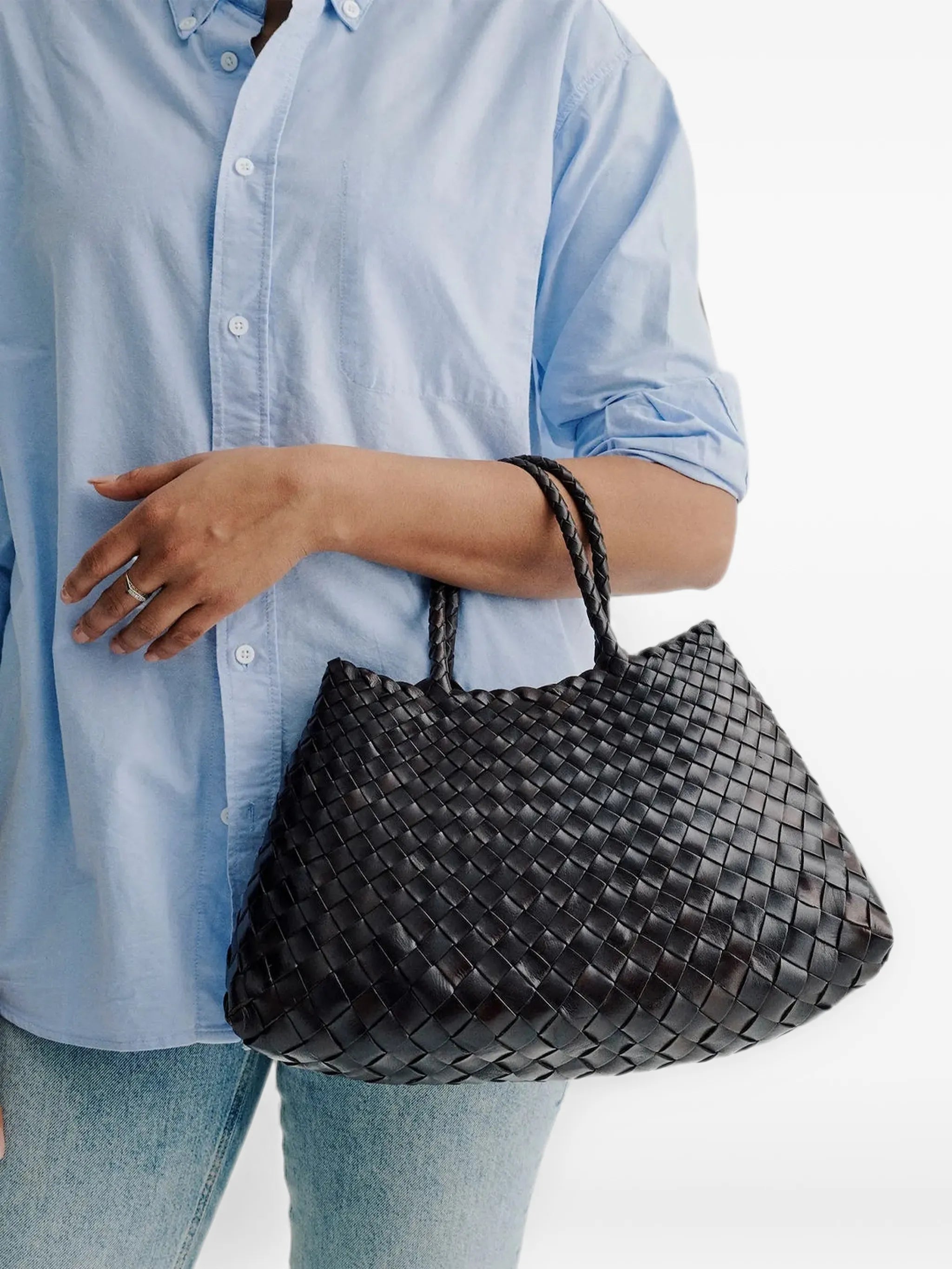Santa Croce woven tote bag
