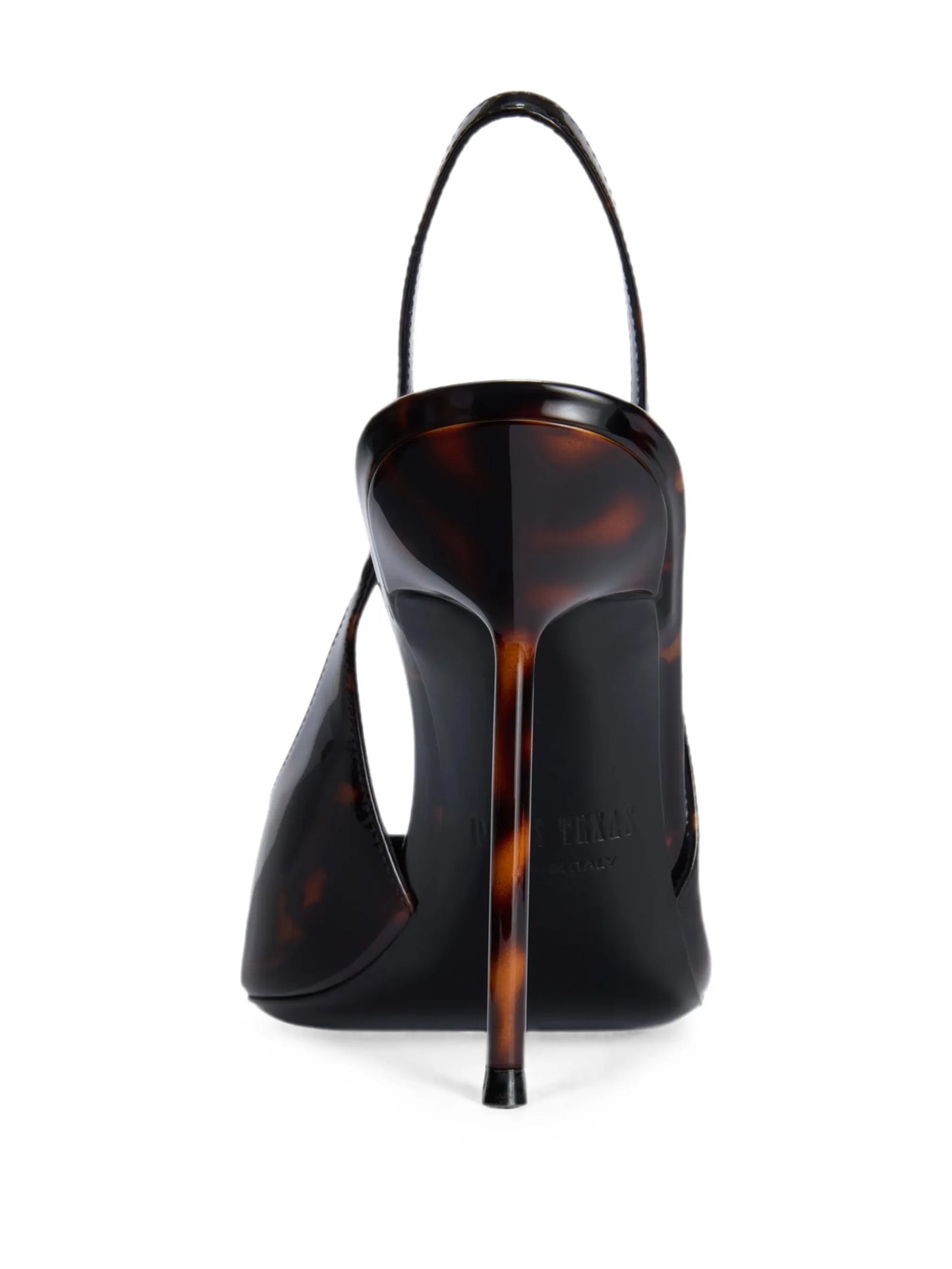 Lidia tortoiseshell-effect slingback pumps