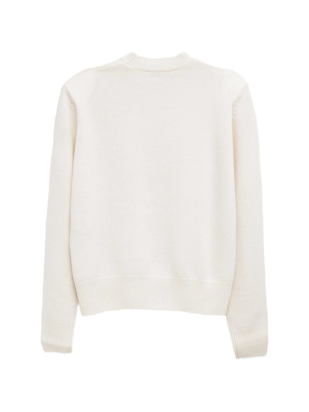 Rafaela padded knit sweater - ivory