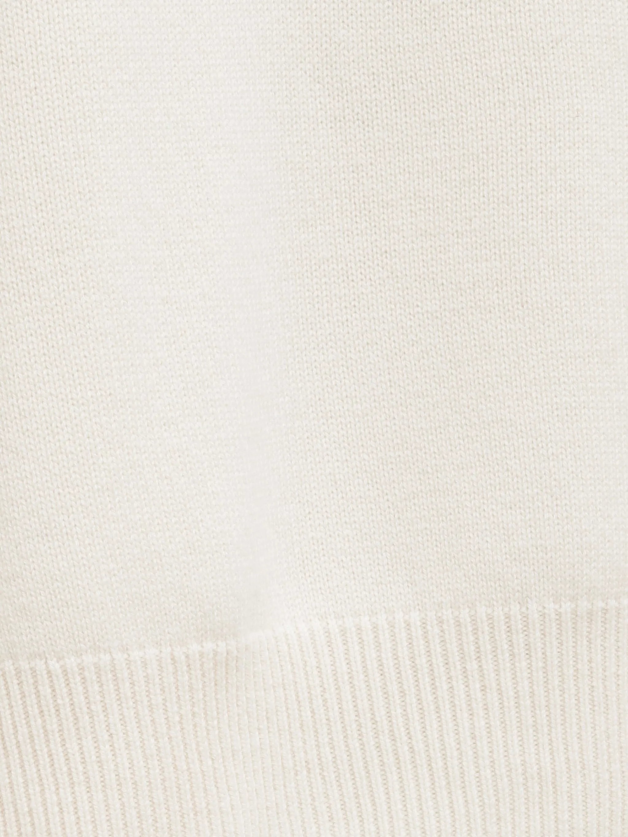 Rafaela padded knit sweater - ivory