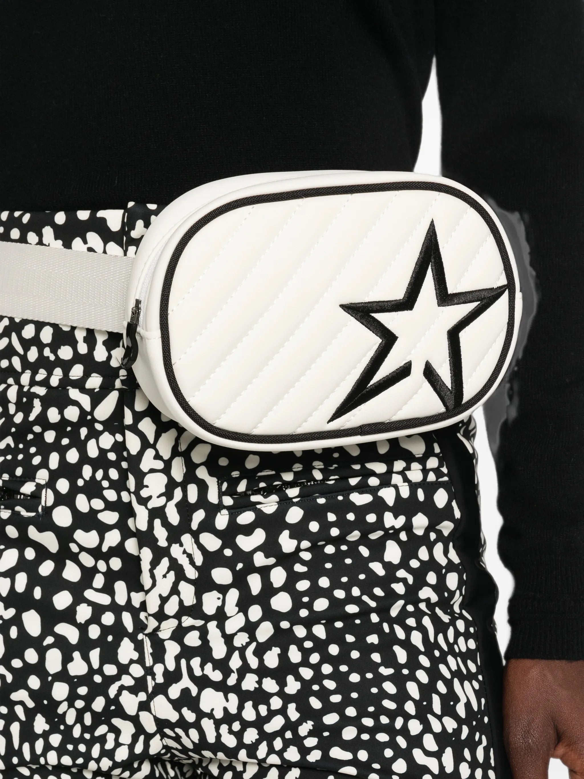 Star quilted belt bag