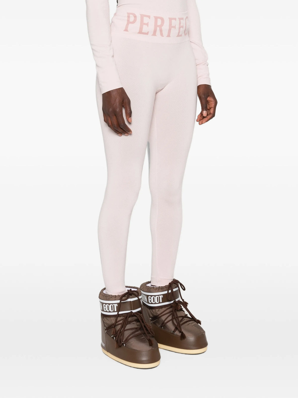 logo-waistband ski leggings