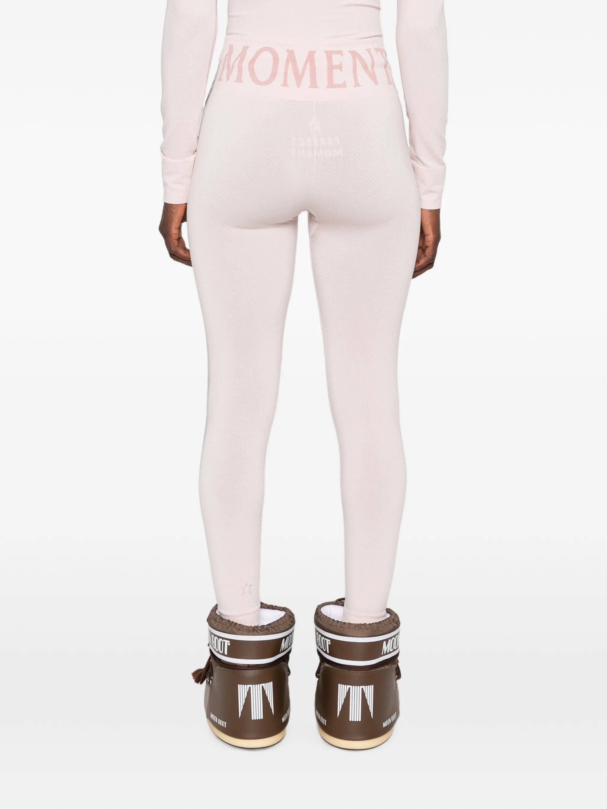 logo-waistband ski leggings