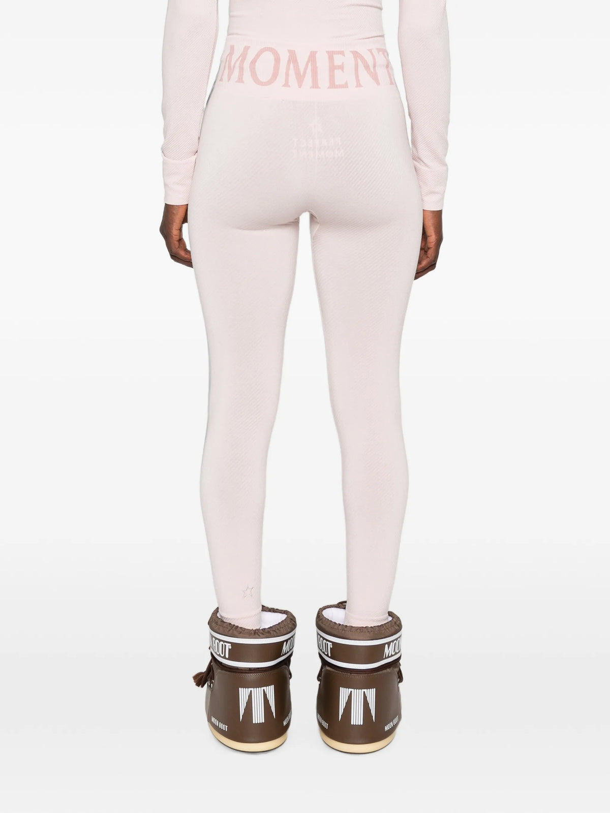 logo-waistband ski leggings