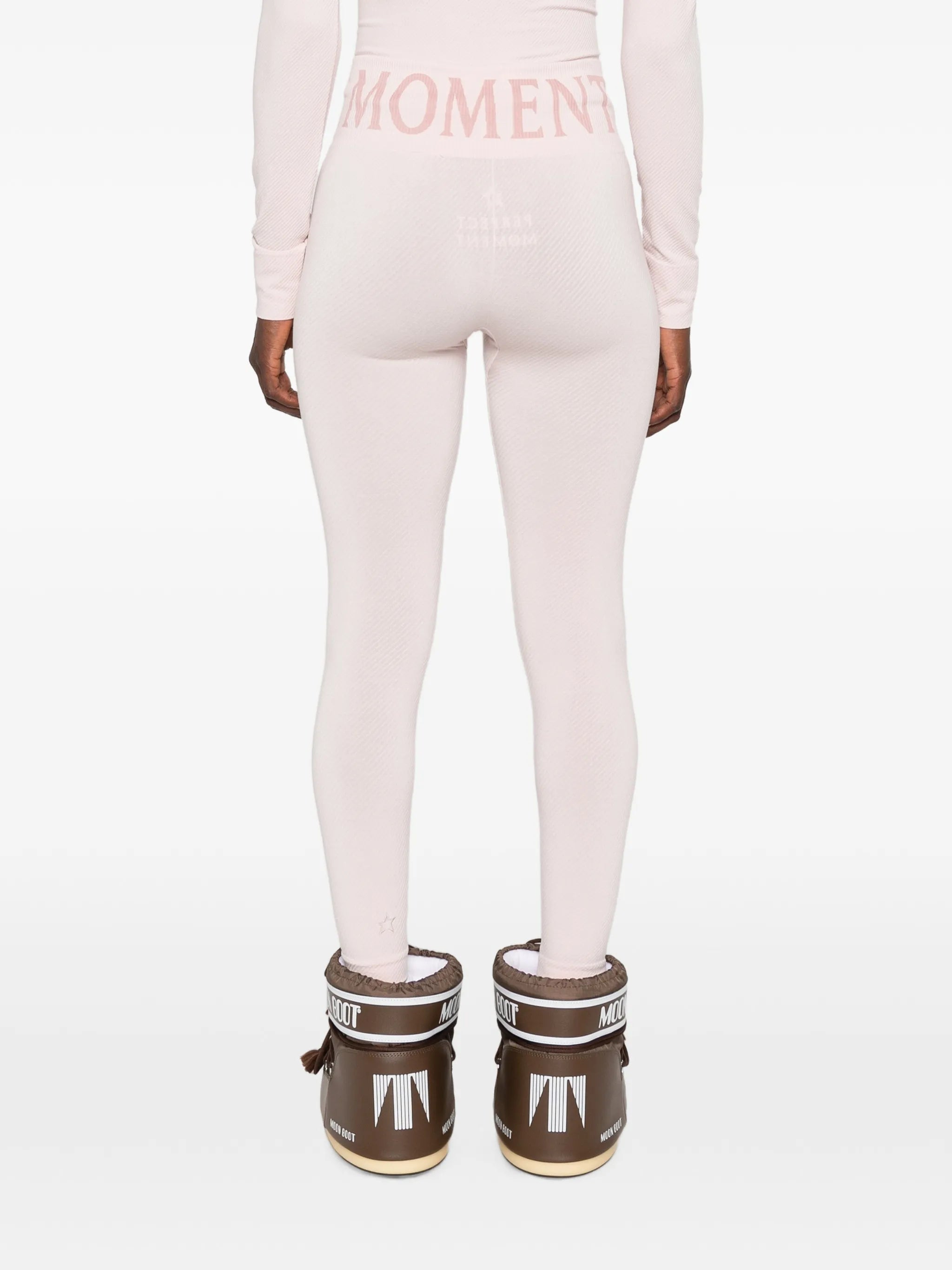 logo-waistband ski leggings