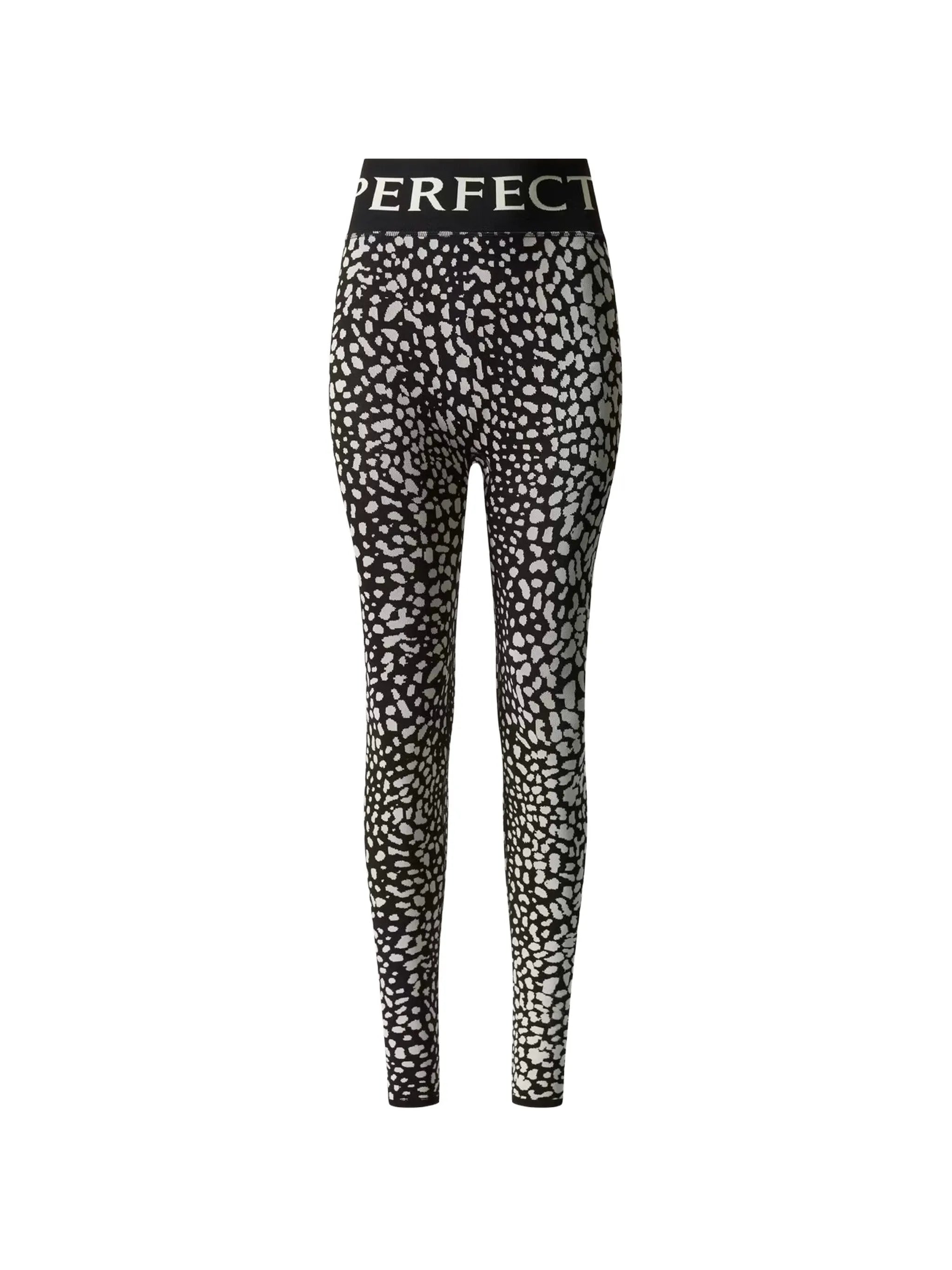 jacquard base-layer leggings
