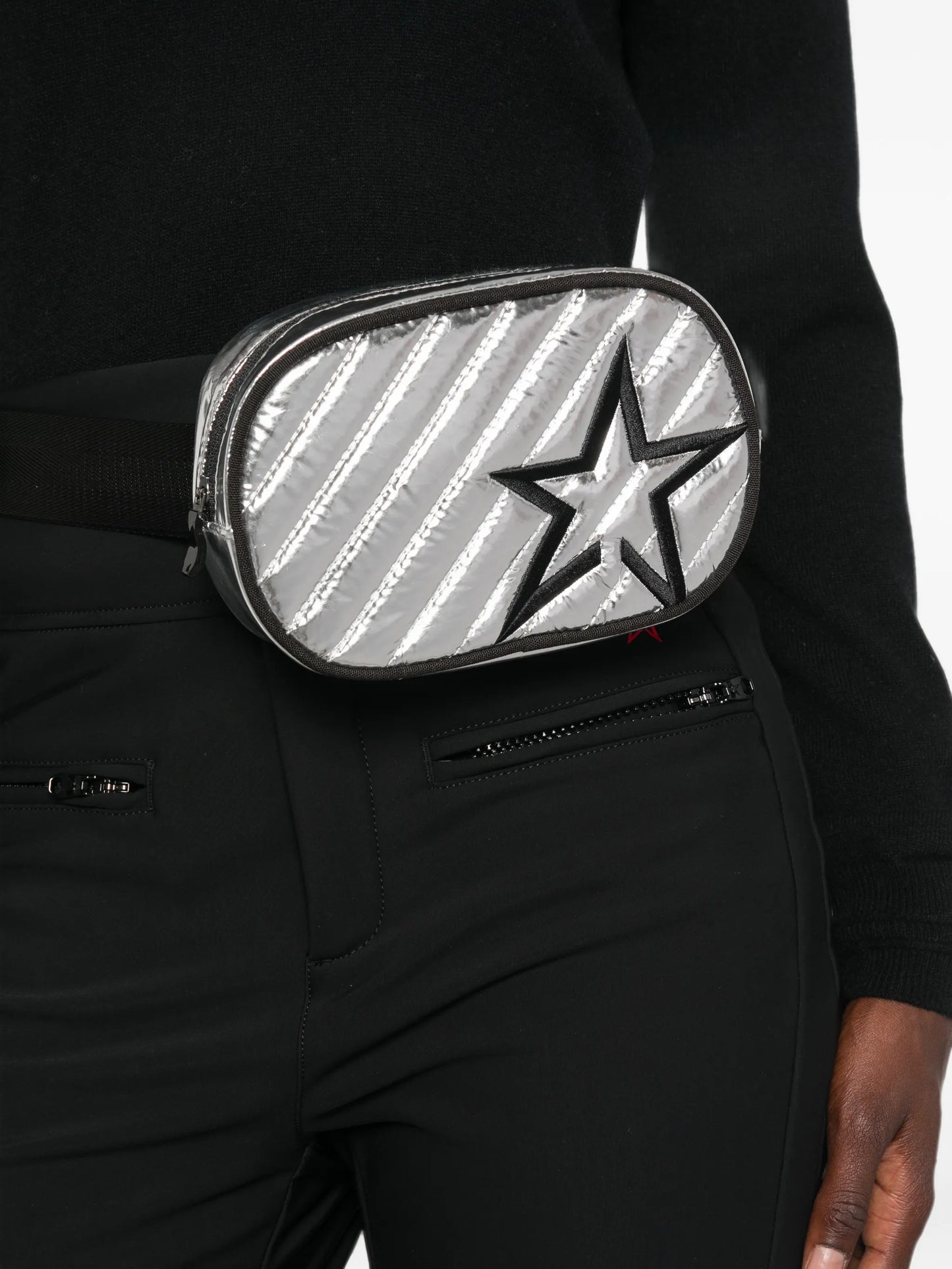 Star quilted belt bag