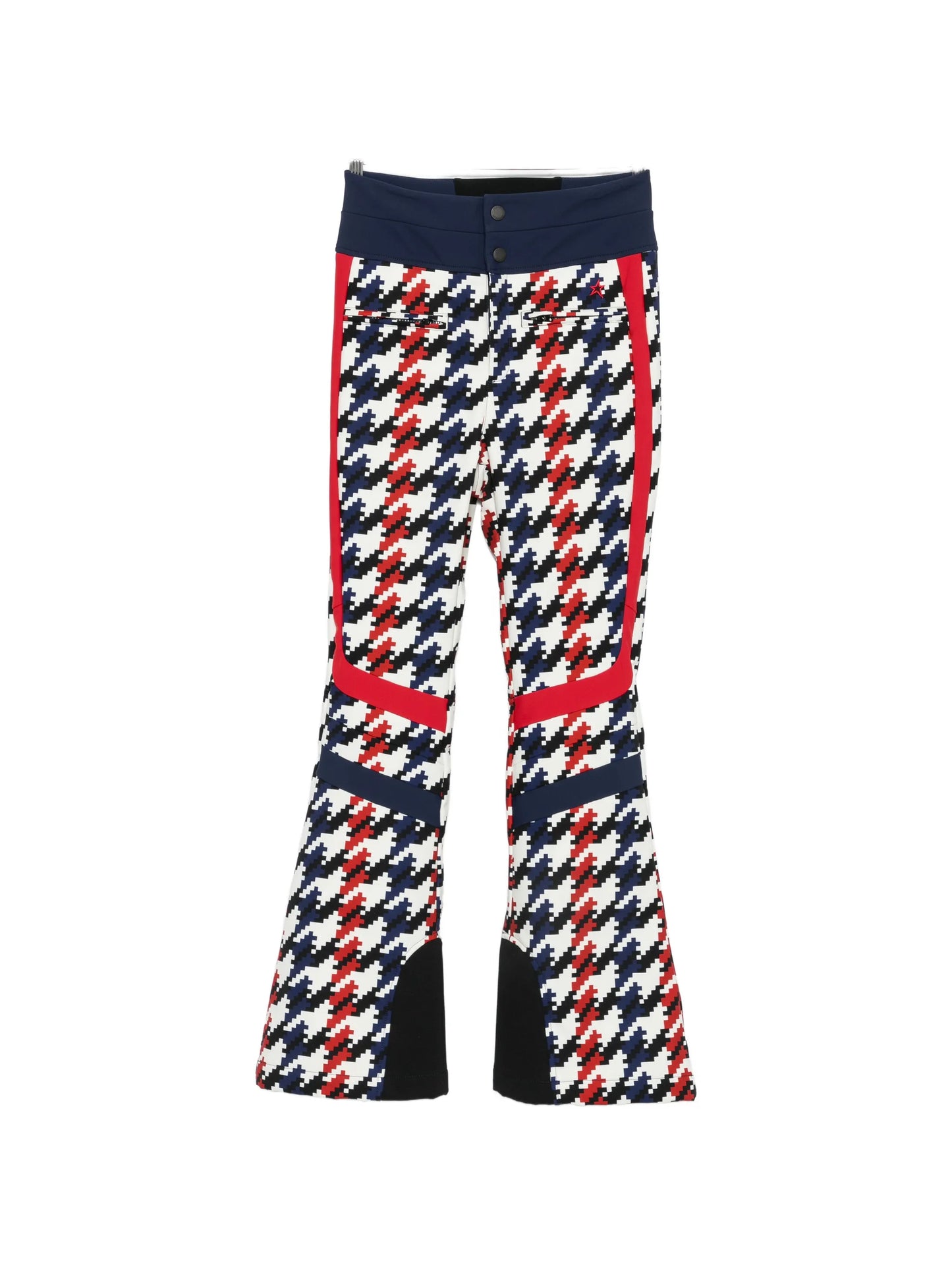 Aurora houndstooth-print ski pants
