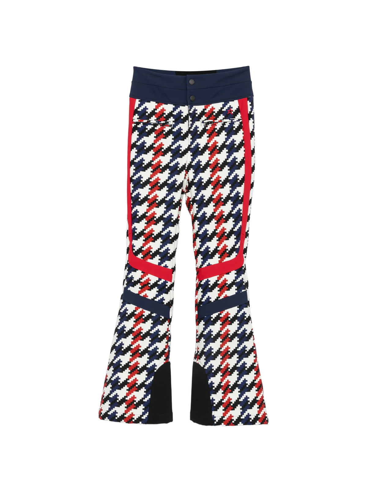 Aurora houndstooth-print ski pants