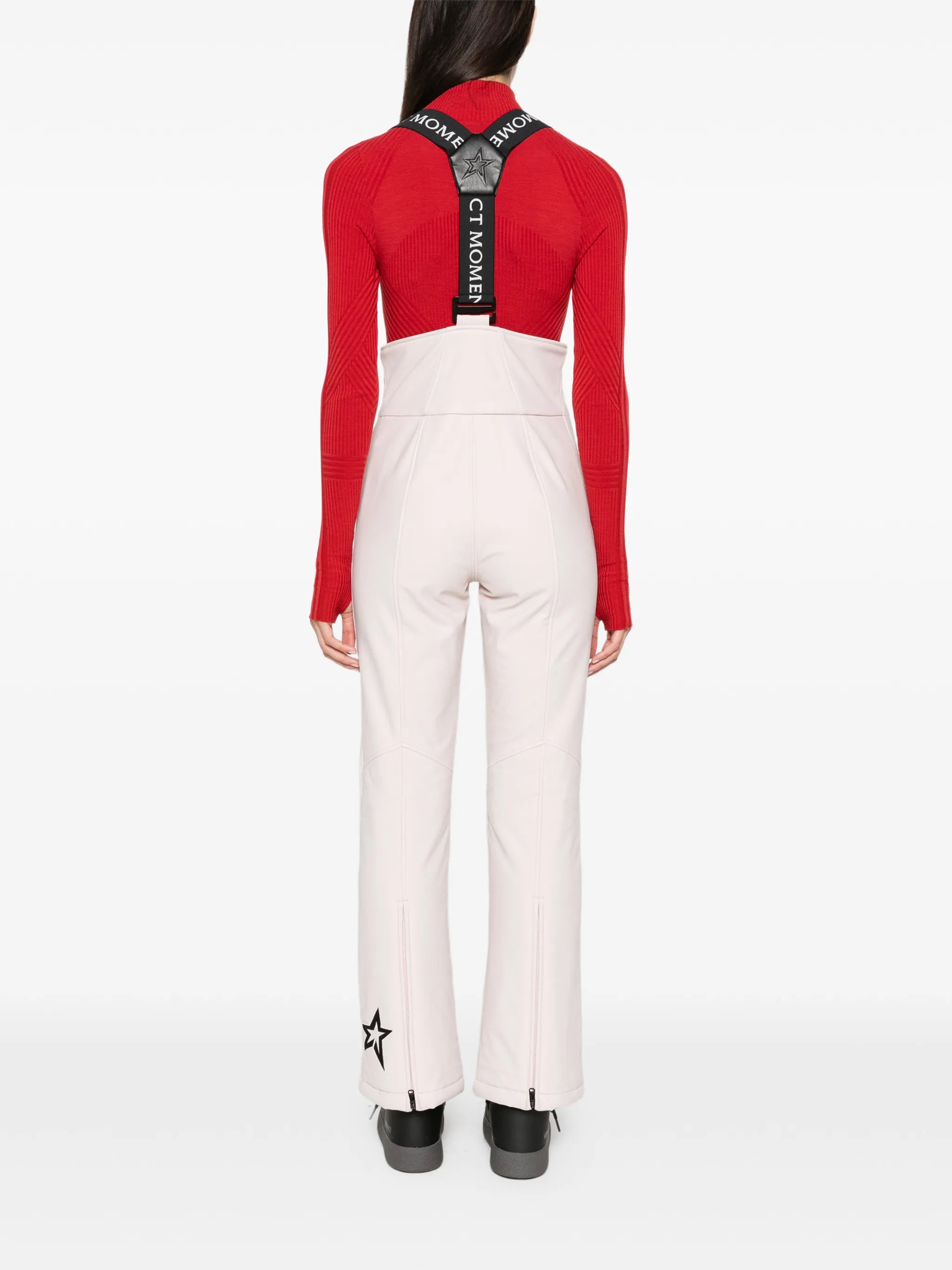 Slalom logo-strap ski pants