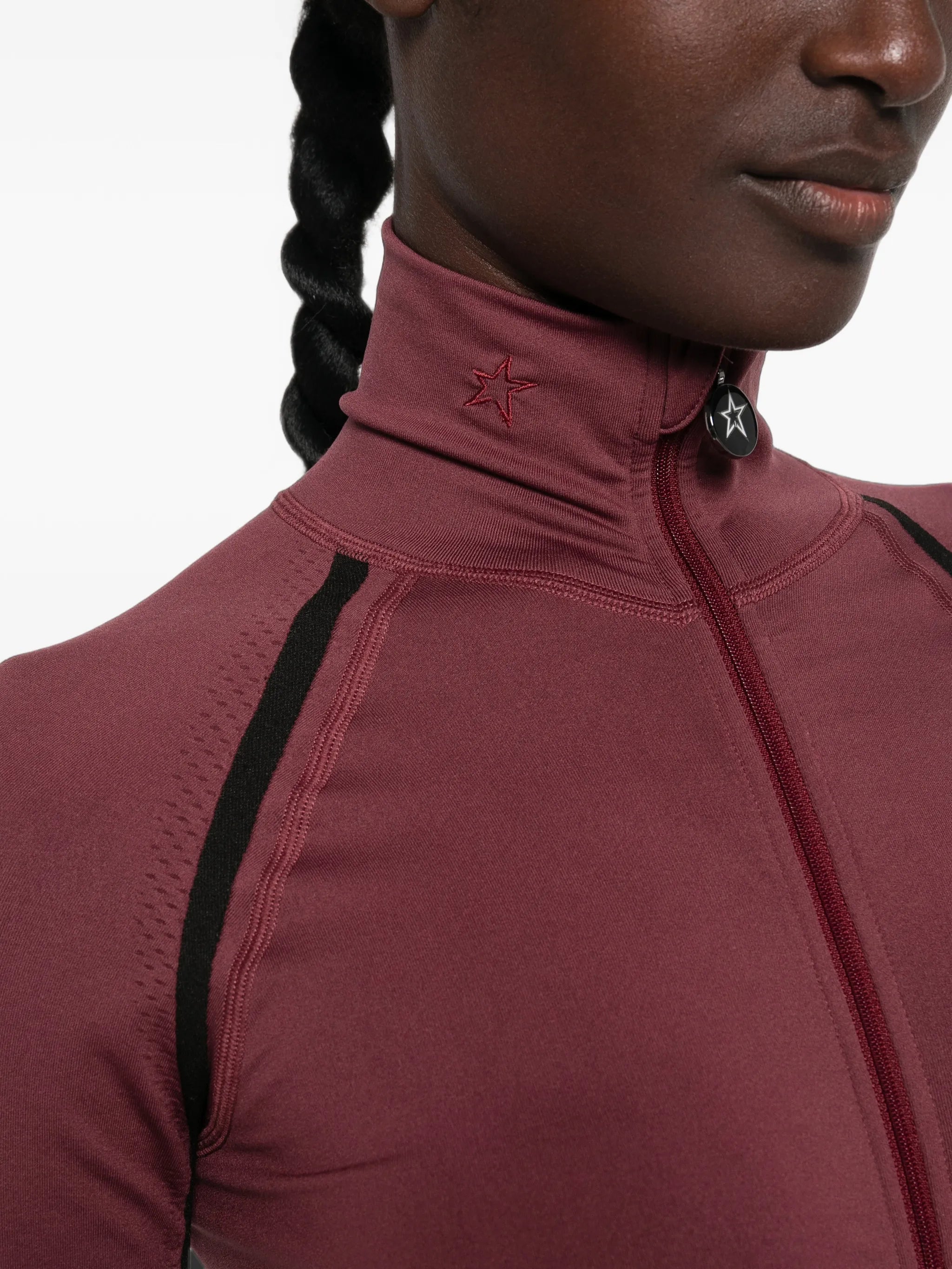 seamless panelled ski jumpsuit