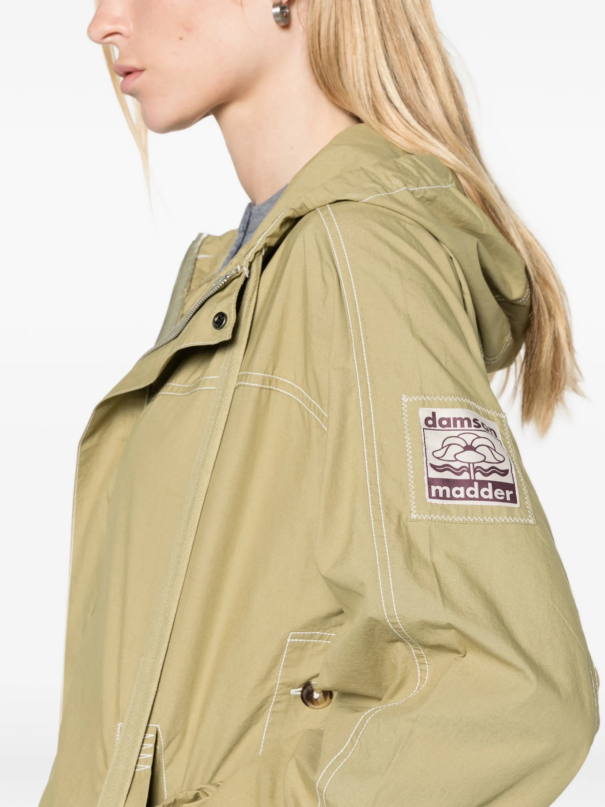 Blake hooded jacket - sage
