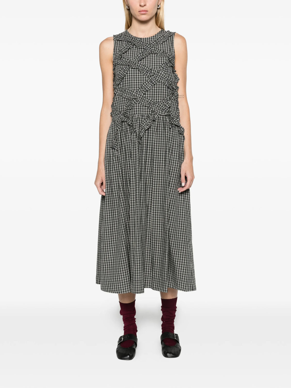 Elora sleeveless midid dress