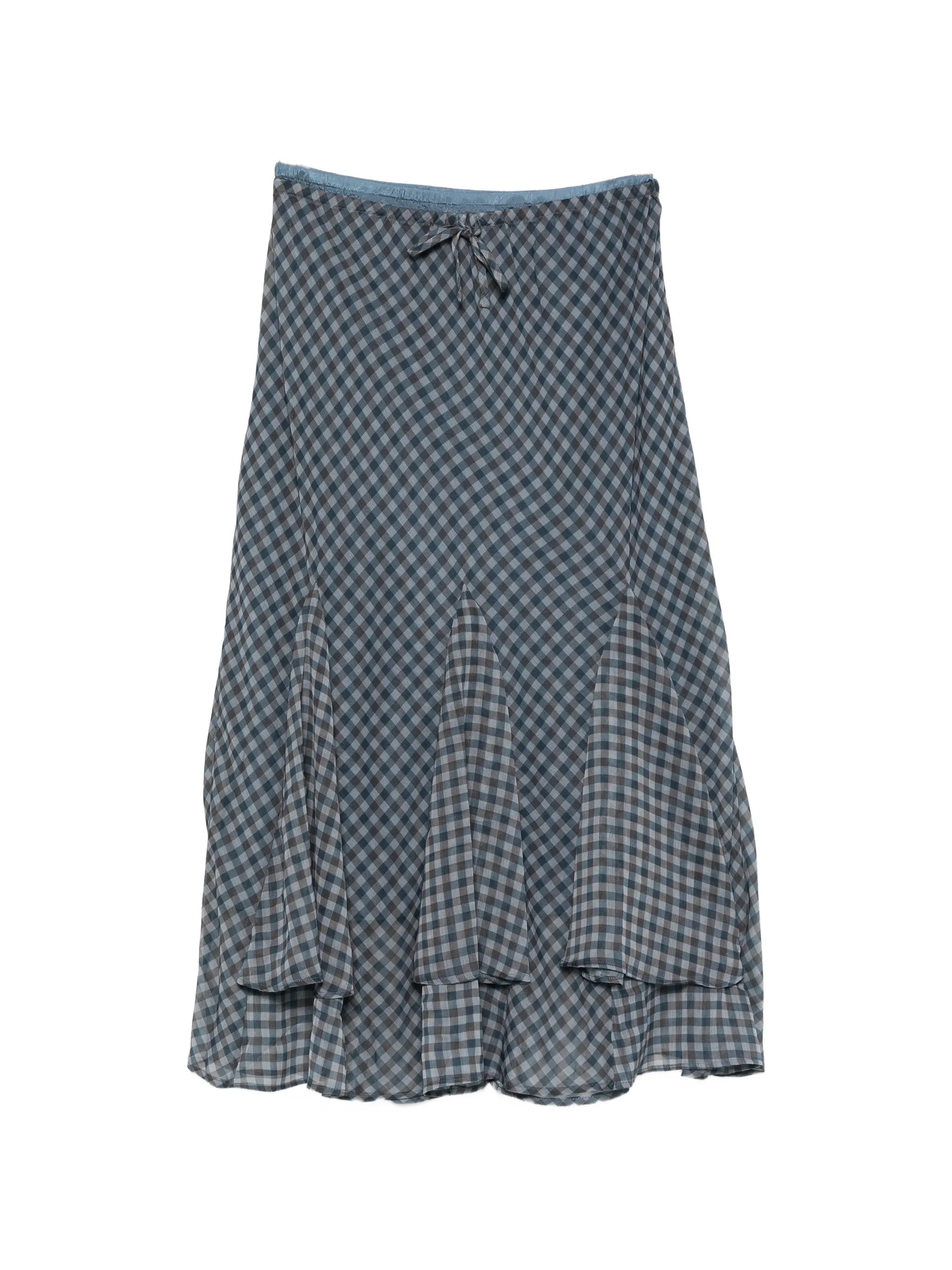 Rida skirt - sheer willow gingham