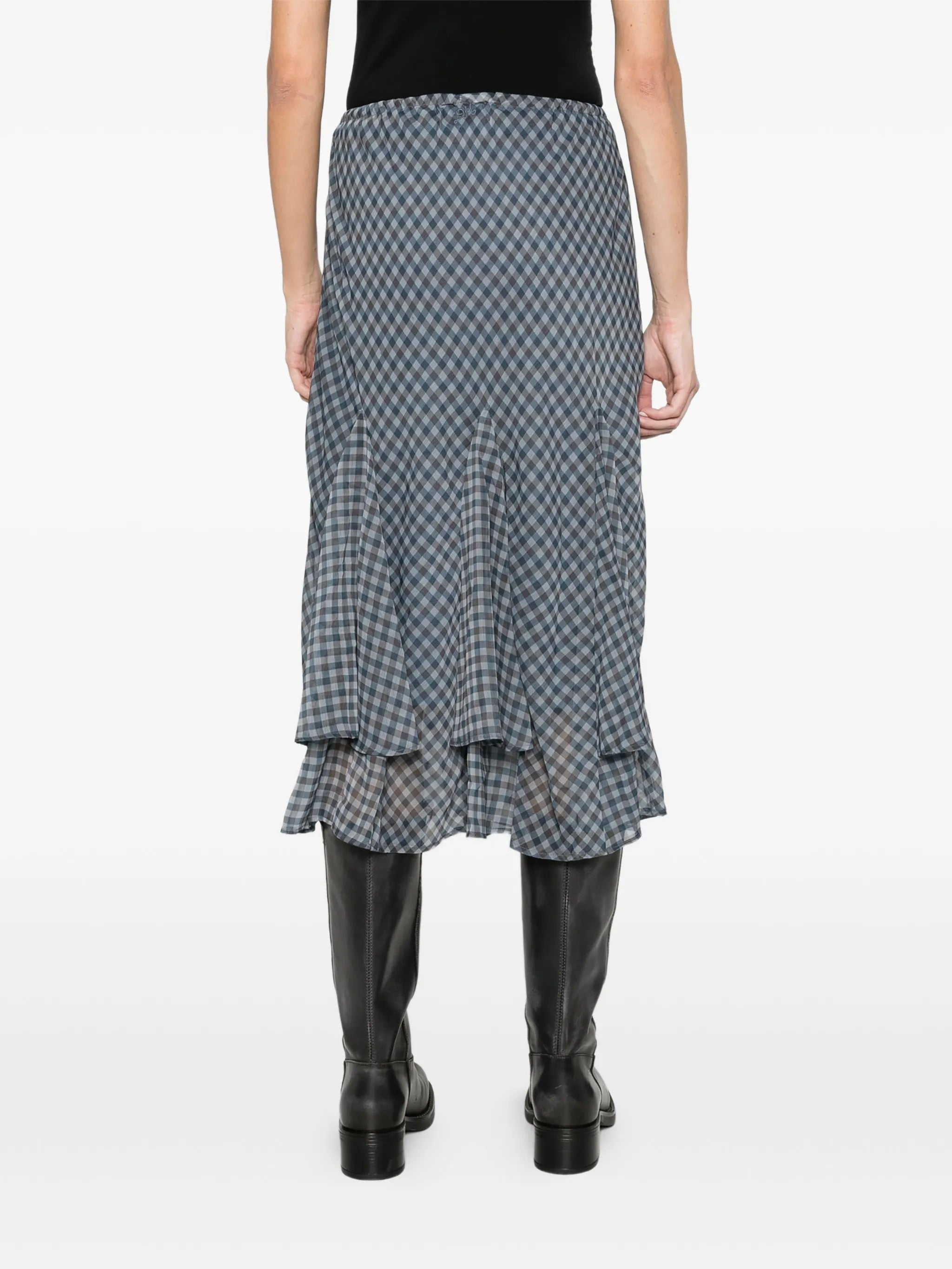 Rida skirt - sheer willow gingham