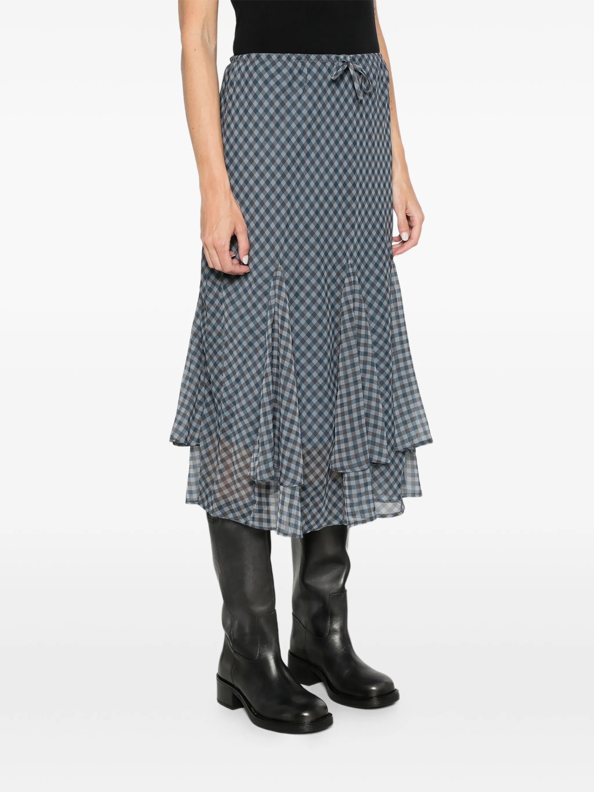 Rida skirt - sheer willow gingham