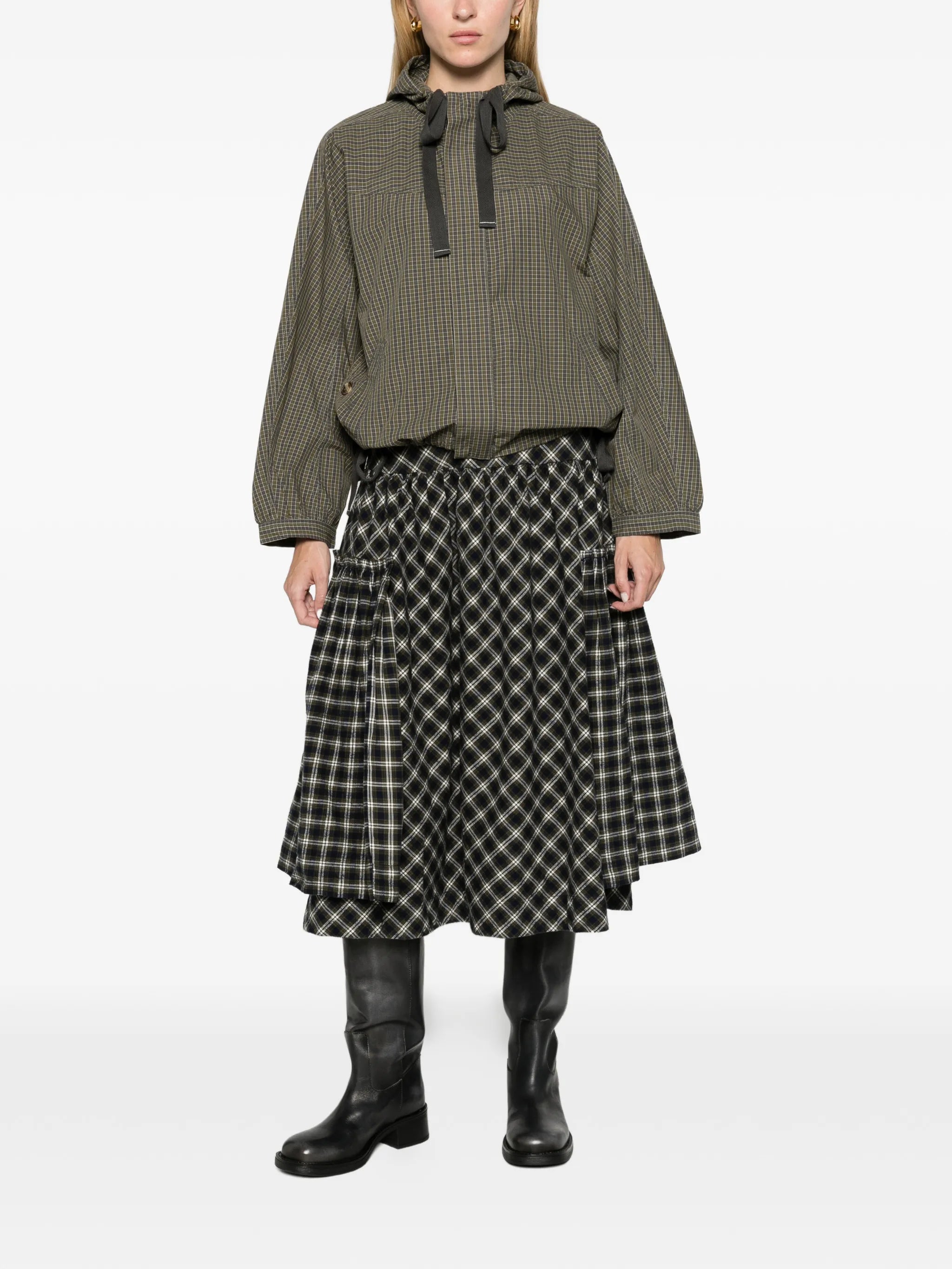Blake hooded jacket orion check