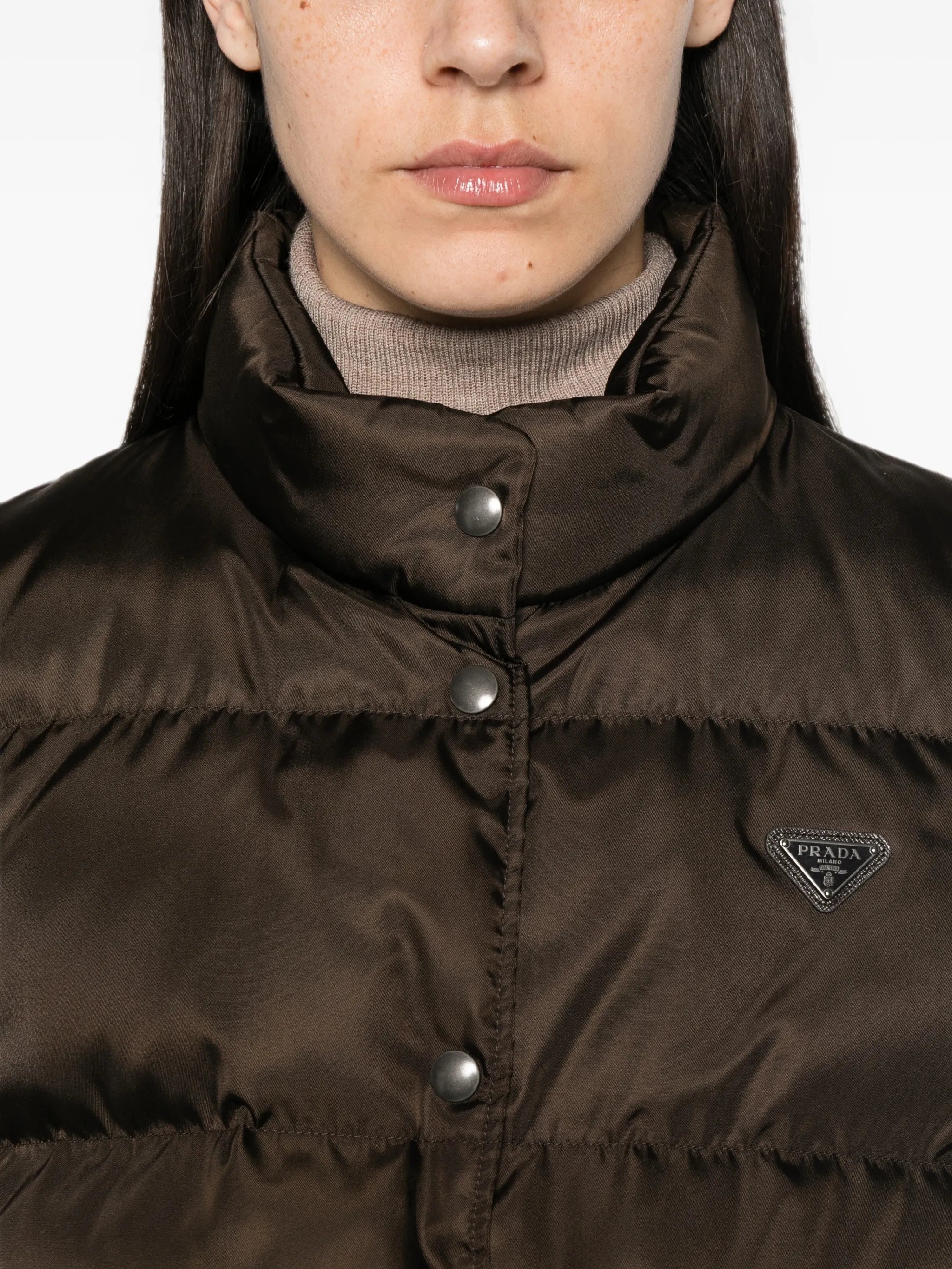 Re-Nylon quilted gilet