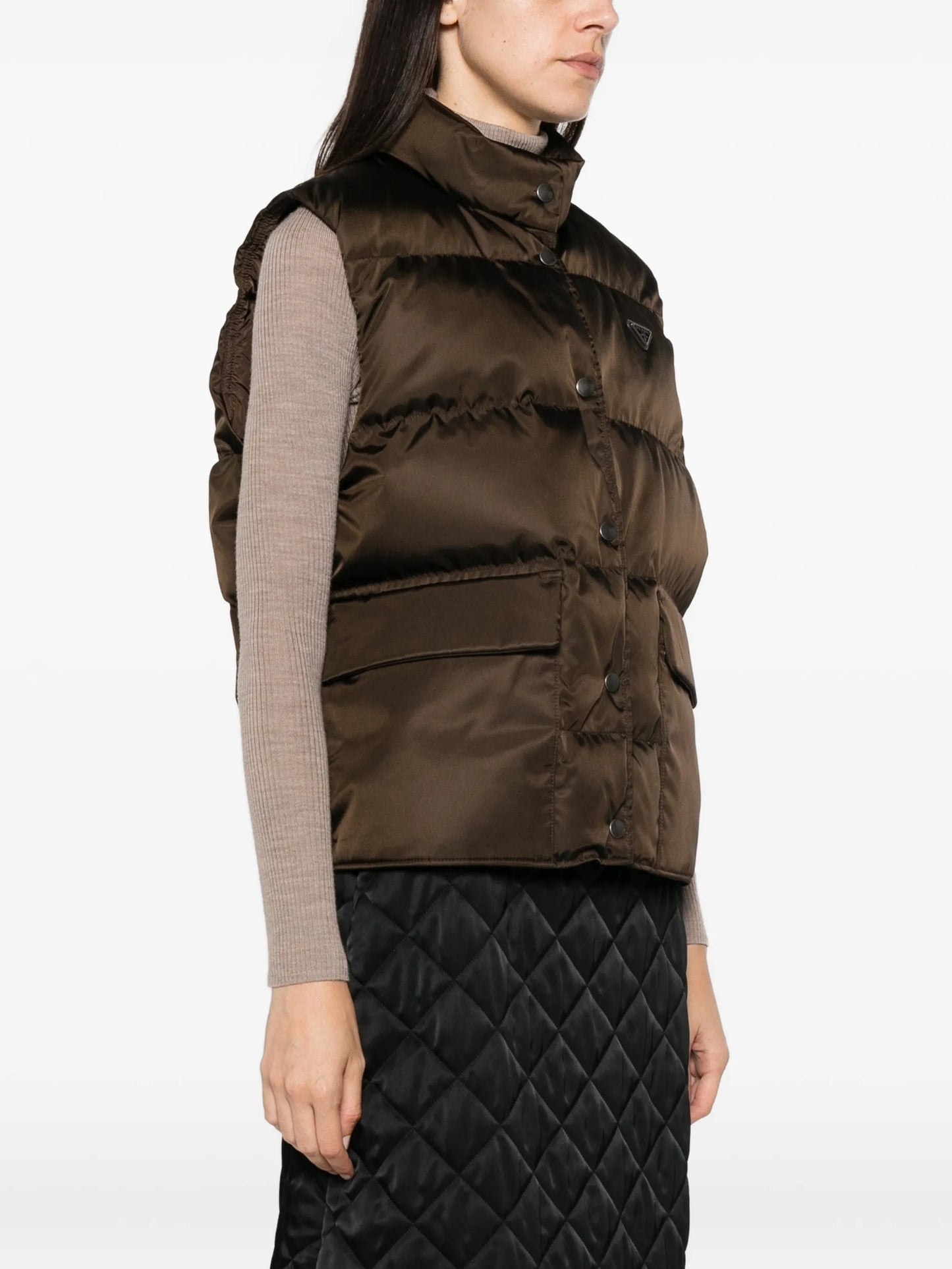 Re-Nylon quilted gilet