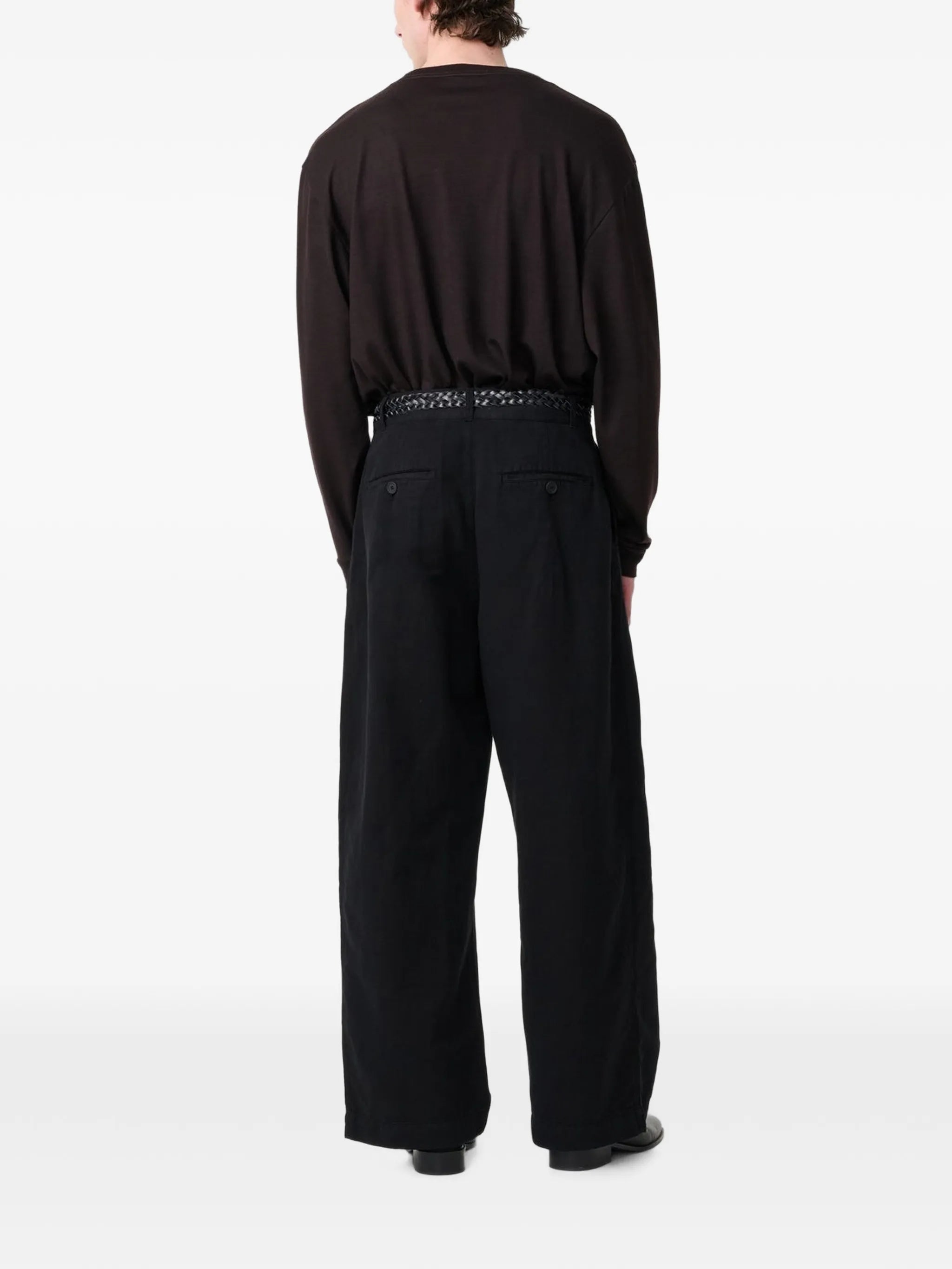 long-sleeved jersey T-shirt
