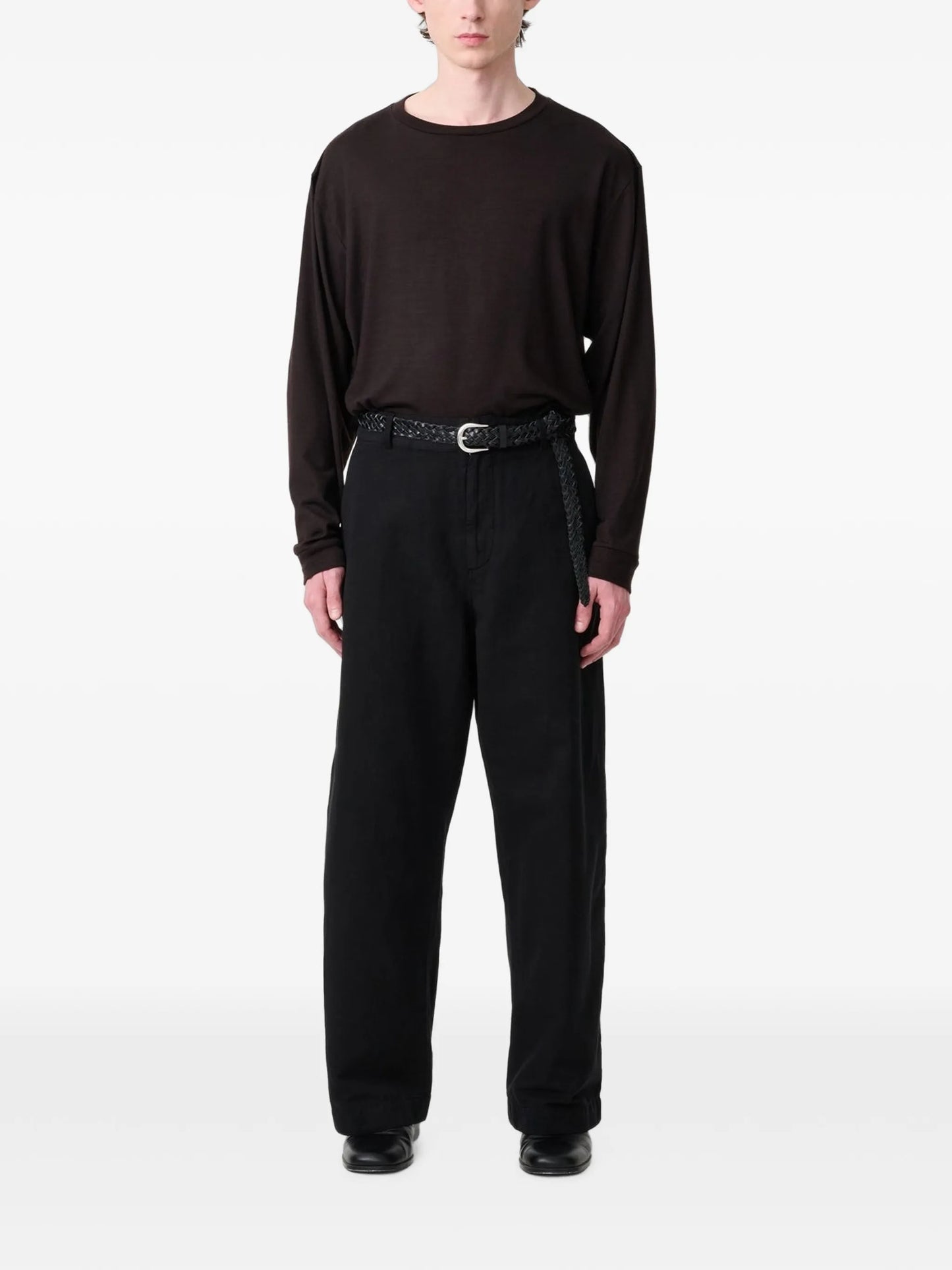 long-sleeved jersey T-shirt