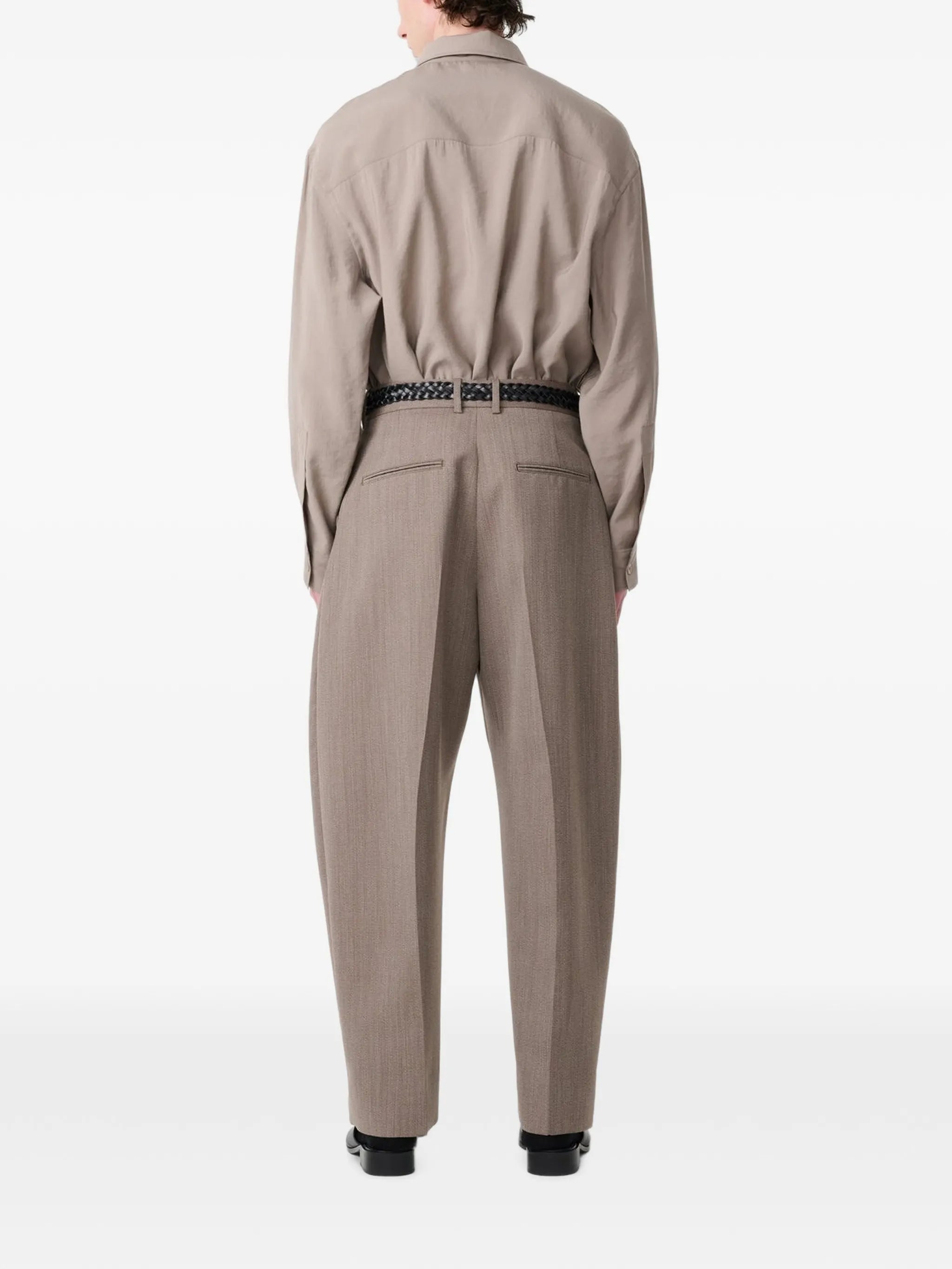 Emper patch-pocket shirt