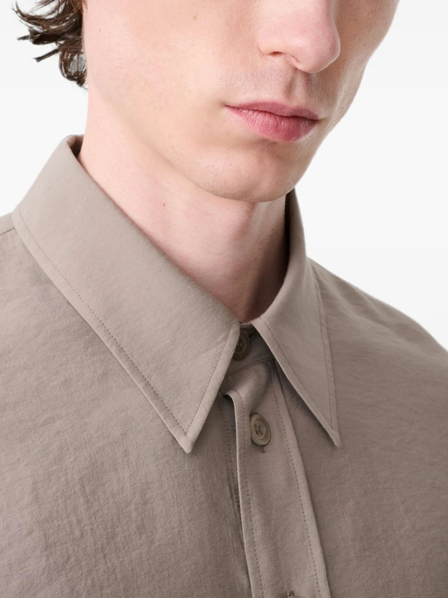 Emper patch-pocket shirt