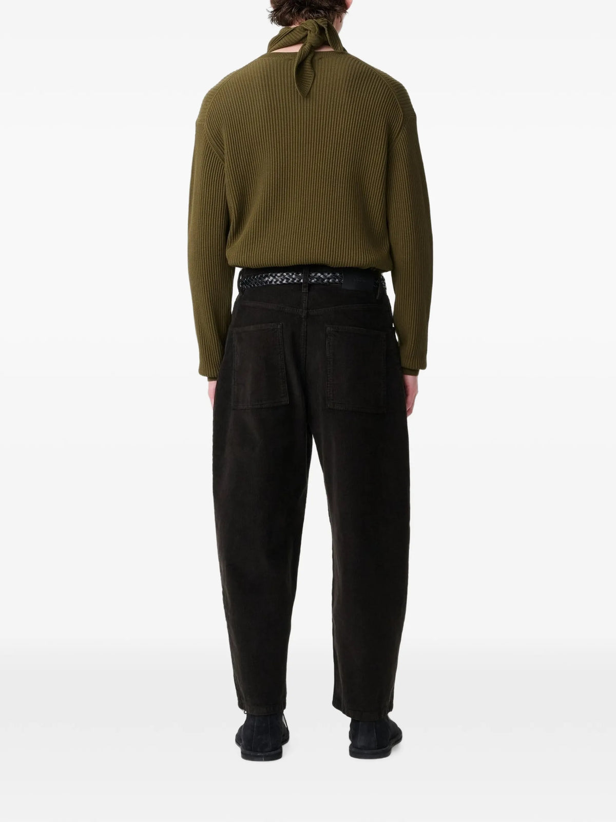Riso corduroy wide-leg trousers