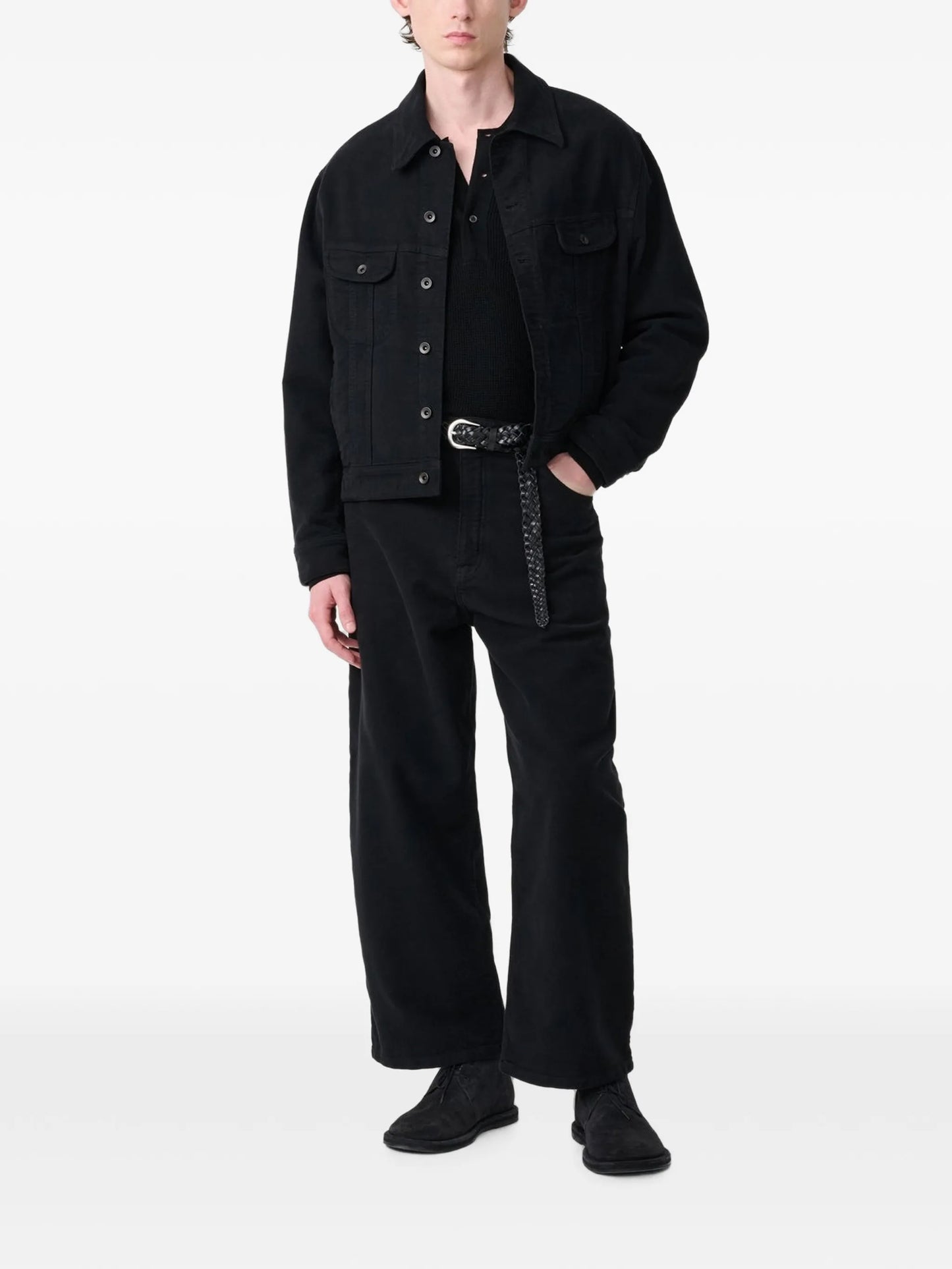 Derby cotton-moleskin denim jacket