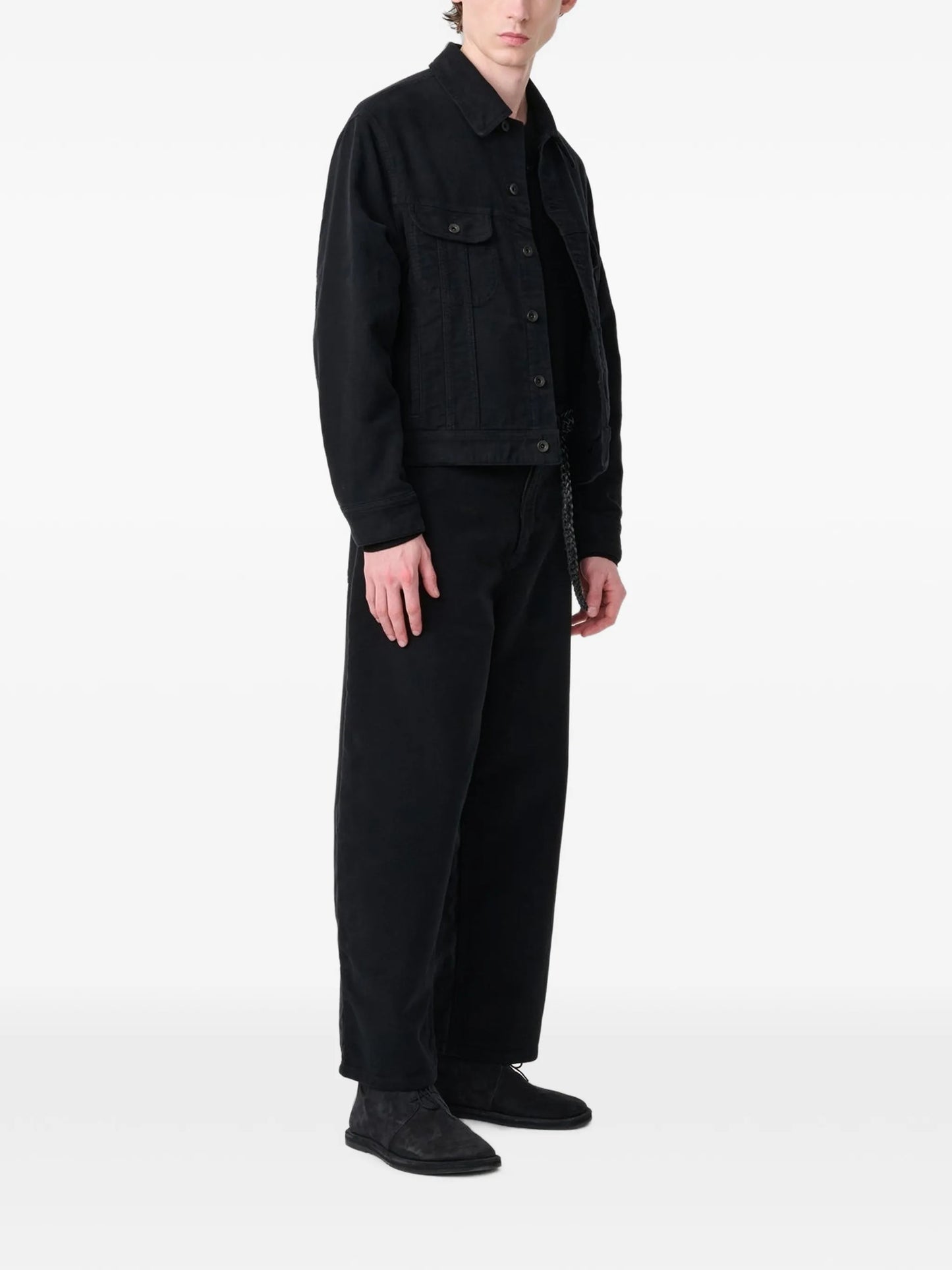 Derby cotton-moleskin denim jacket