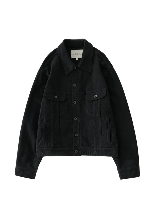 Derby cotton-moleskin denim jacket