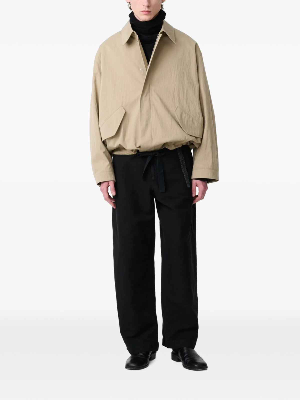 Comba point-collar jacket
