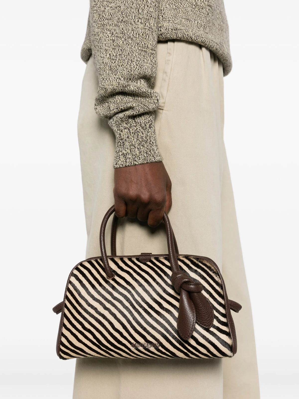 Le Petit Turismo zebra-print tote bag