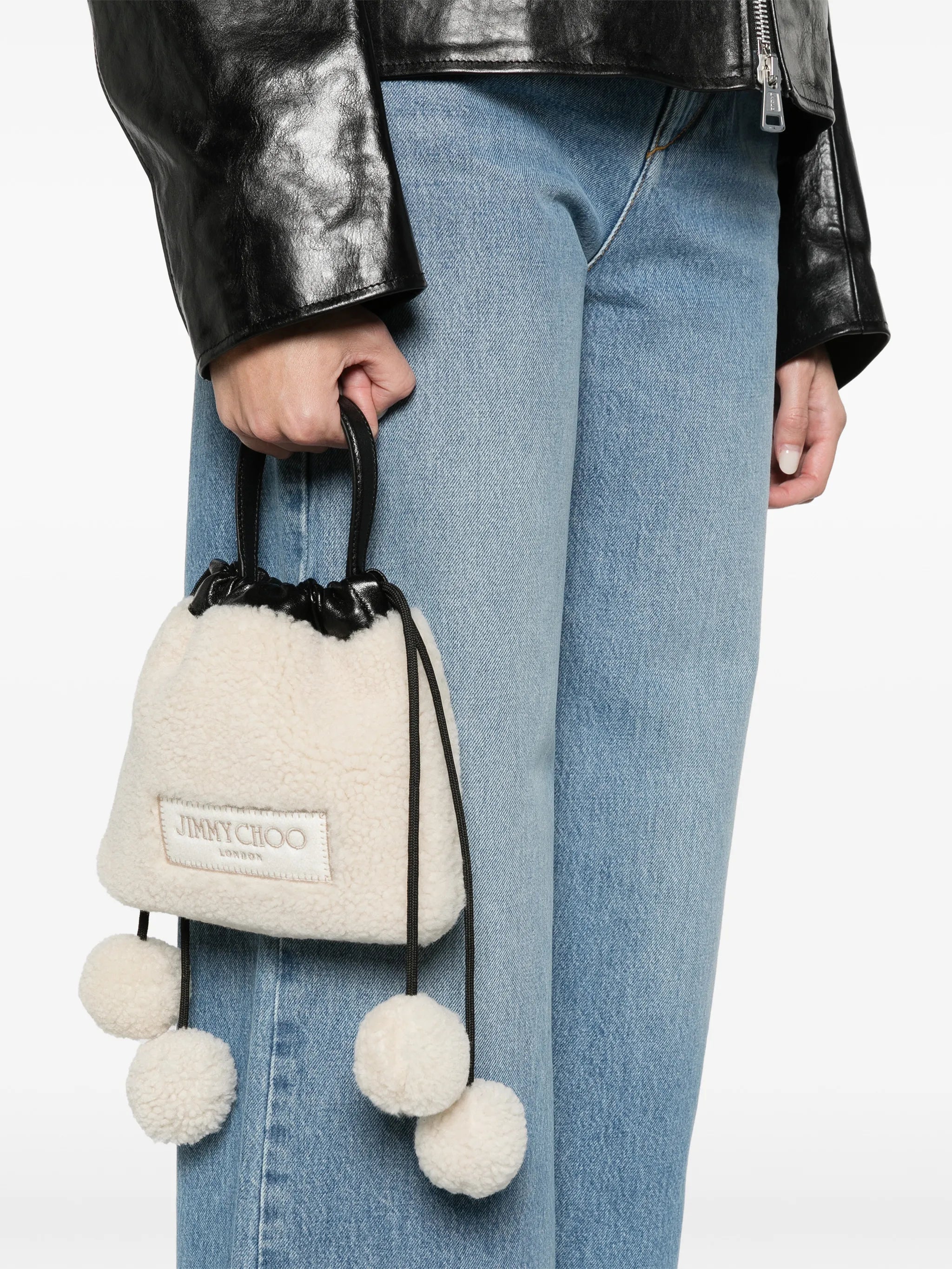 drawstring pouch top-handle