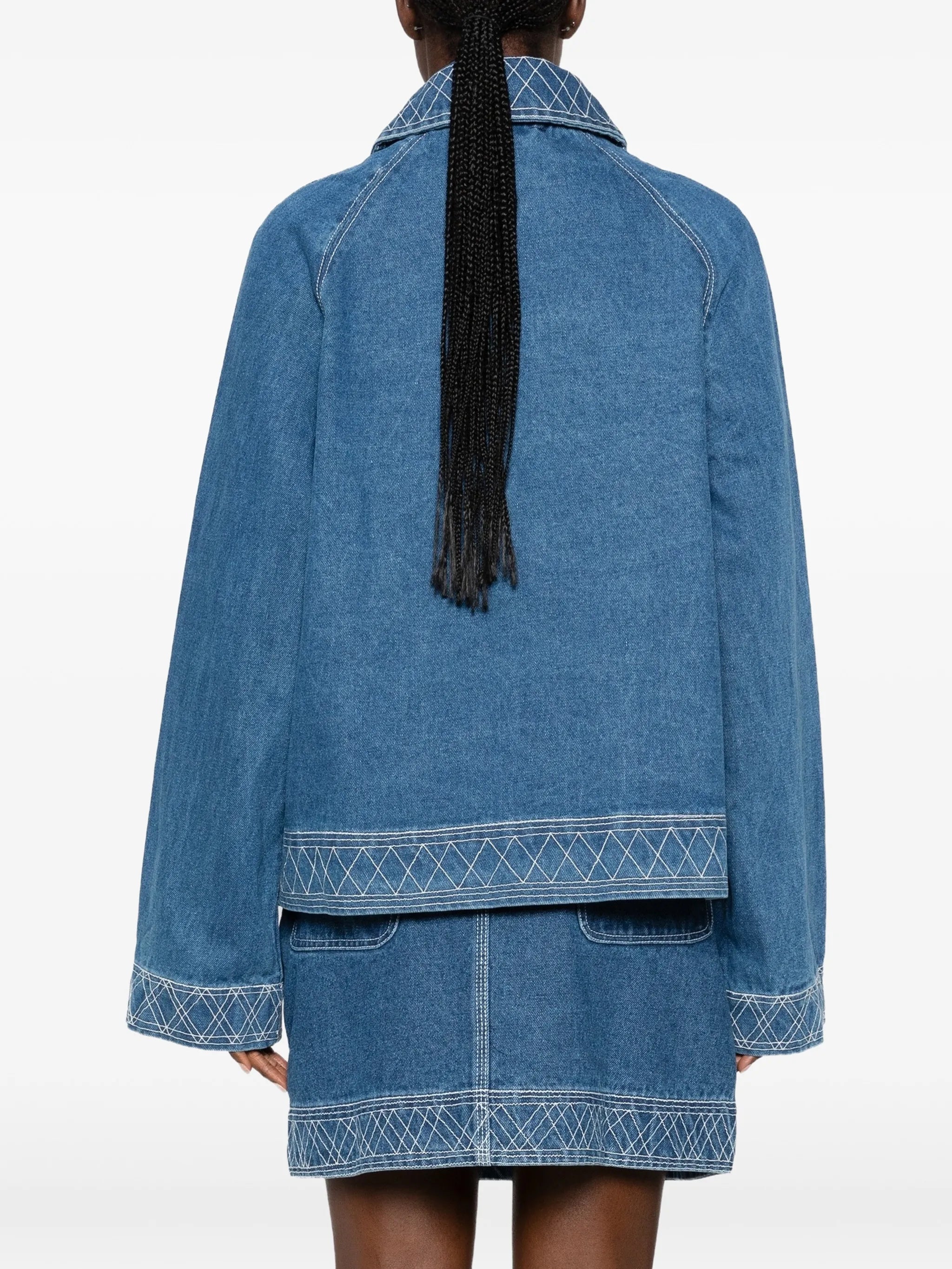 embroidered denim jacket