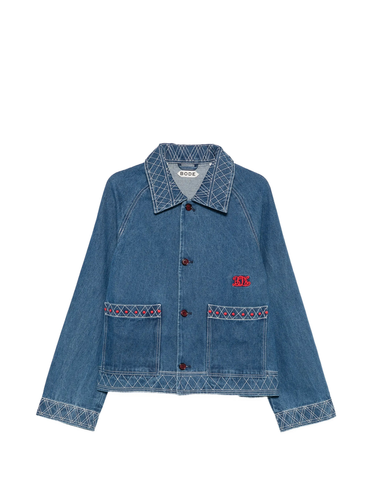 embroidered denim jacket
