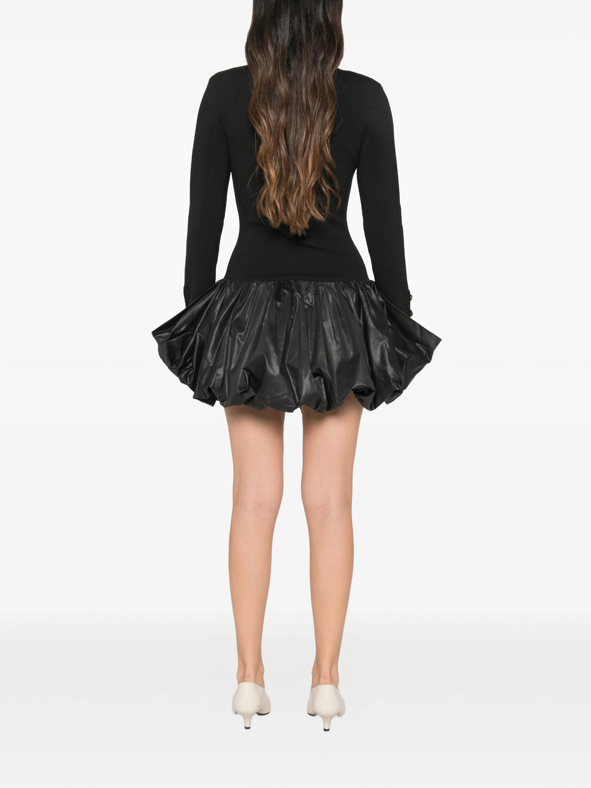 Elodi bubble-hem mini dress