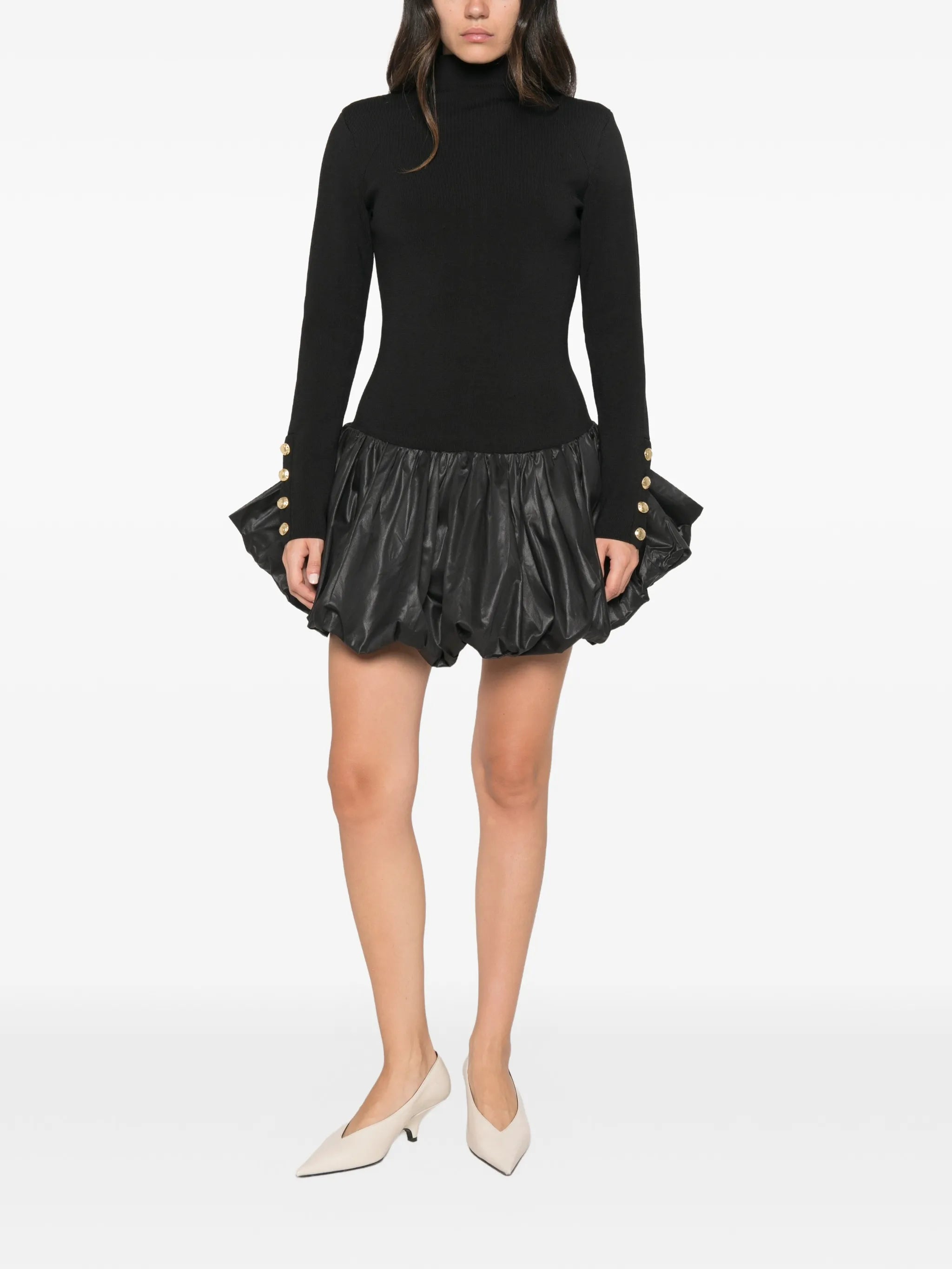 Elodi bubble-hem mini dress
